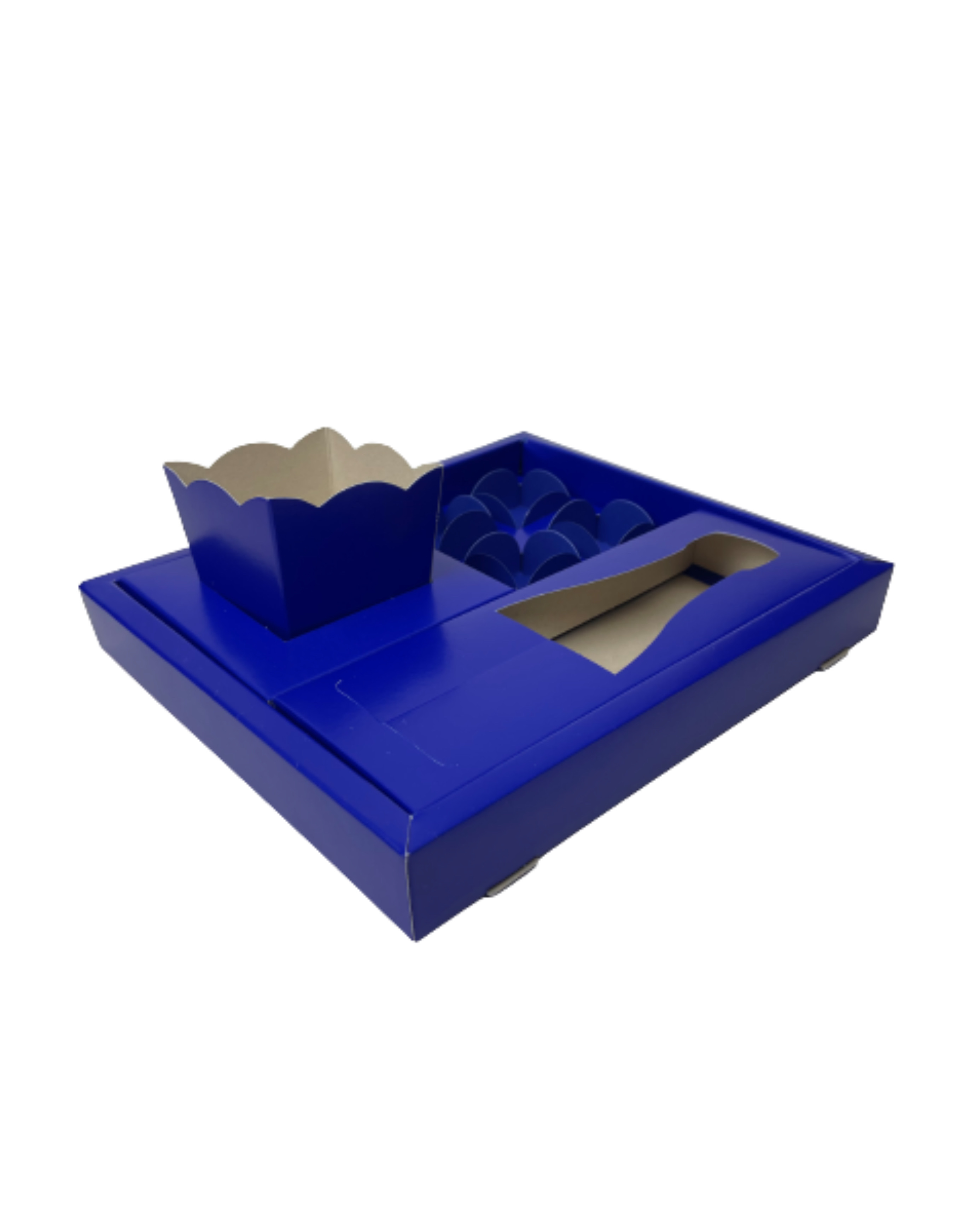 Caixa Kit Surpresa (24,8 x 21,5 x 9 cm) Azul Escuro - 1 Unidade