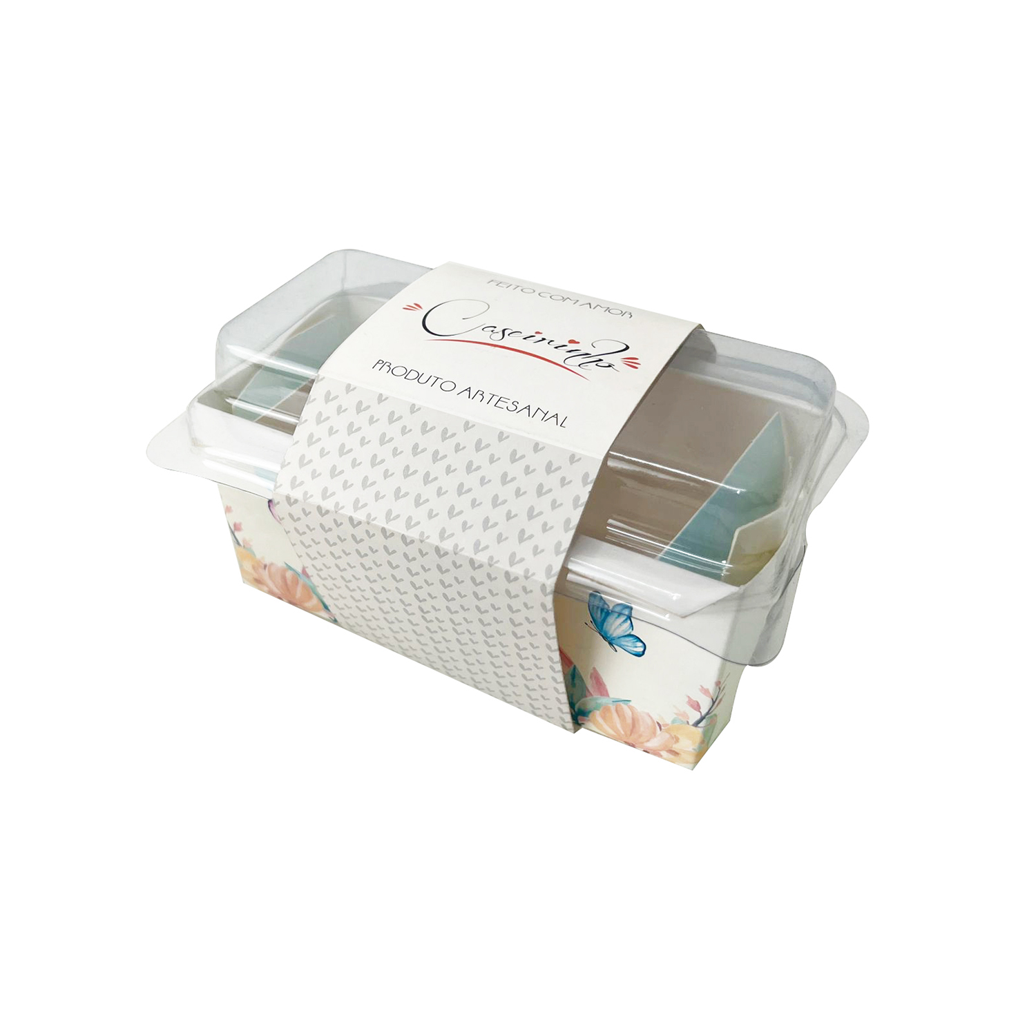 Cinta para o Bolo Forneável 100g caseirinhos Feito Com Amor - 100 unidades