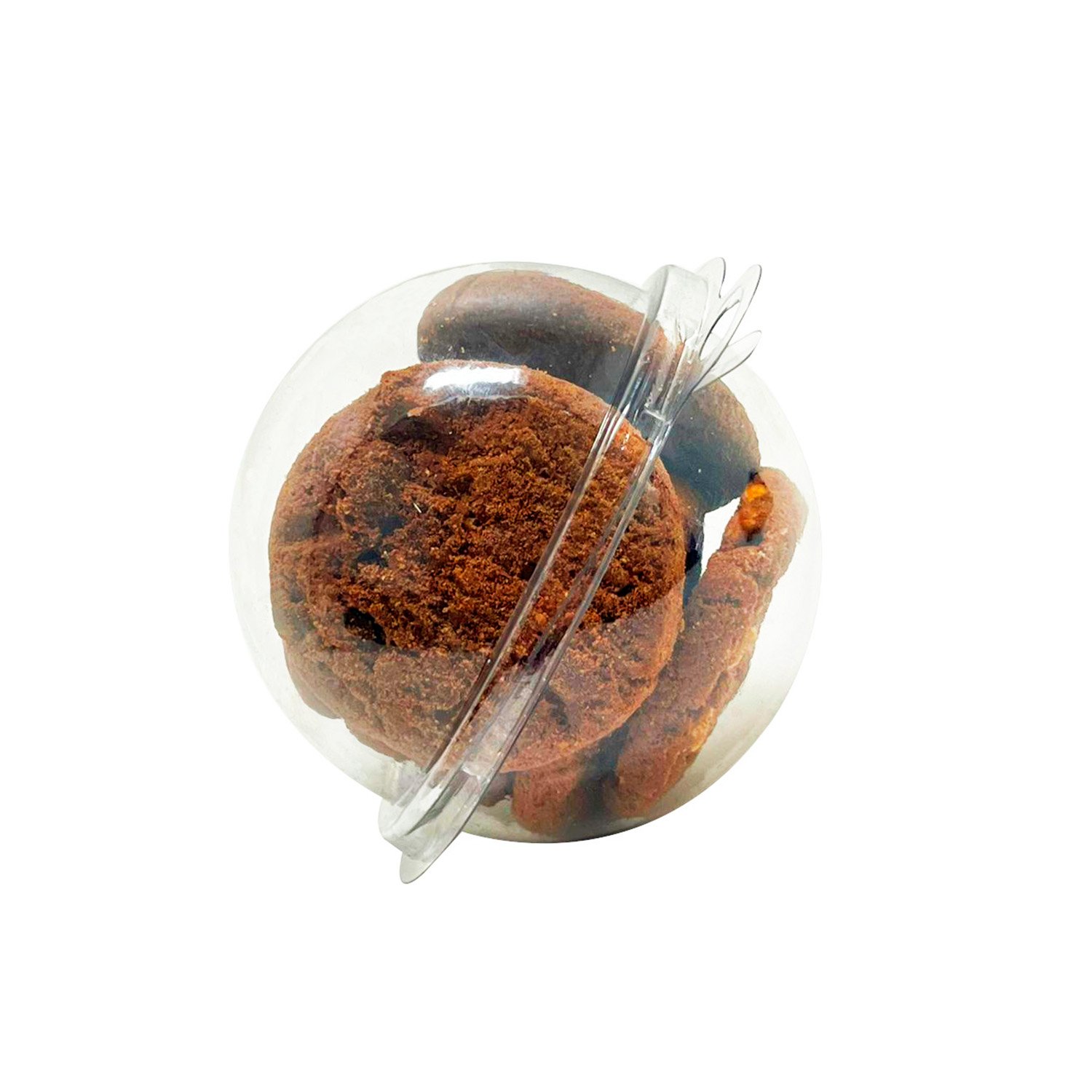Embalagem bola 8 Cristal transparente - 6 unid