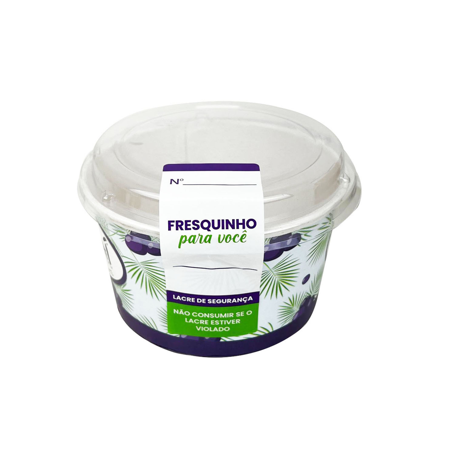 Etiqueta Adesiva Lacre de Segurança Retangular (10 x 4 cm) Fresquinho - 1 Mil Unidades
