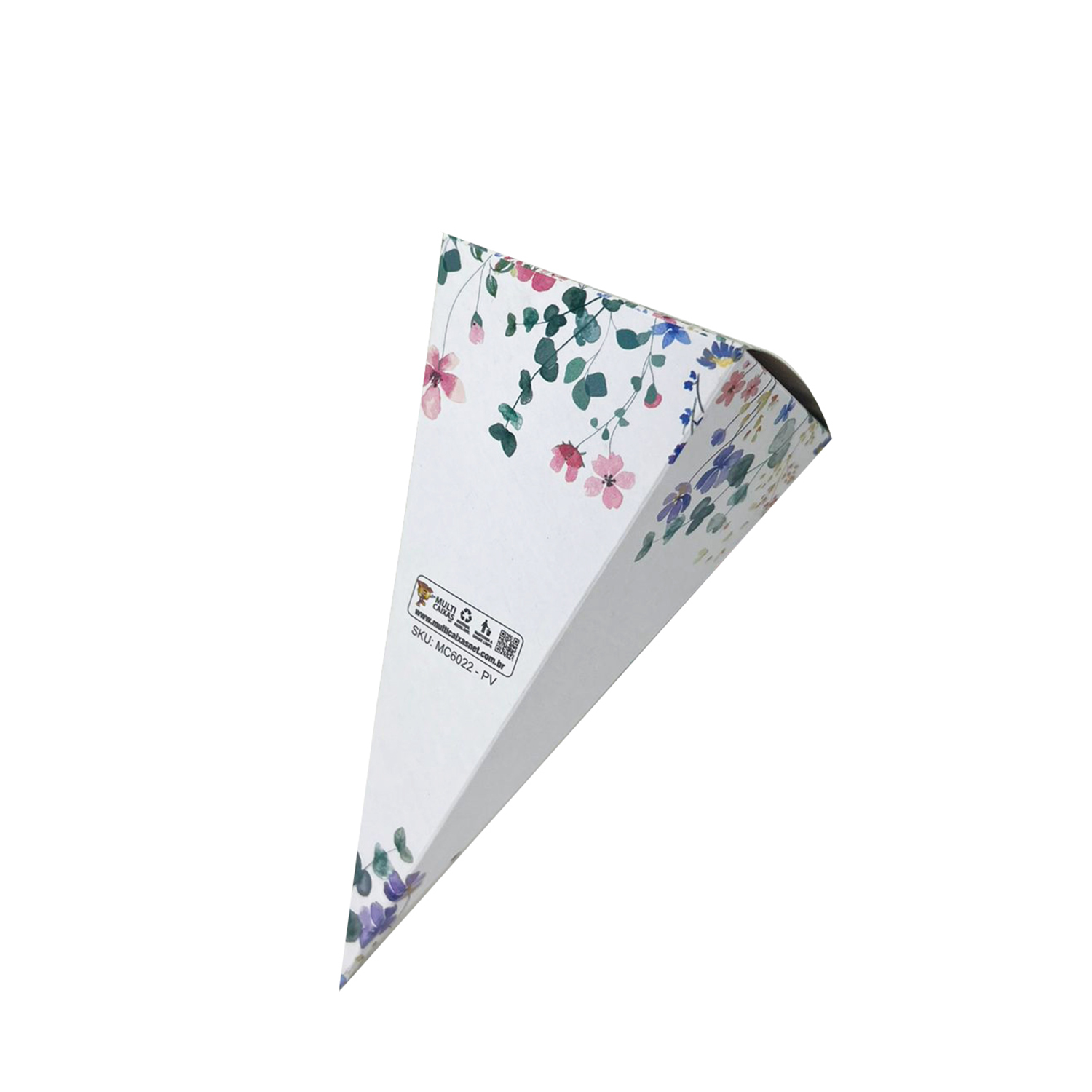 Embalagem Cone Trufado (7,5 x 17 cm) - 100 unidades