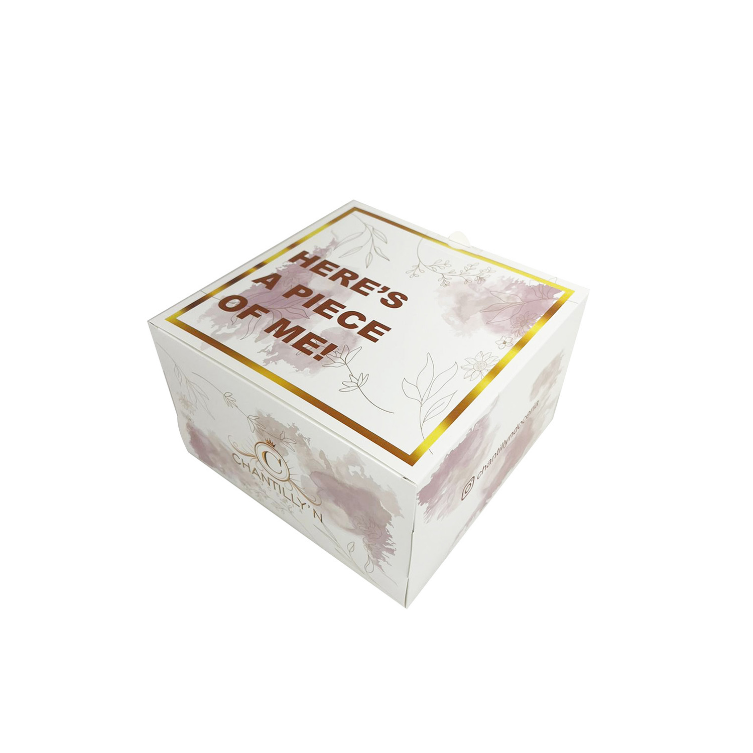 Embalagem para Bolo (21 x 21 x 13 cm) Personalizado