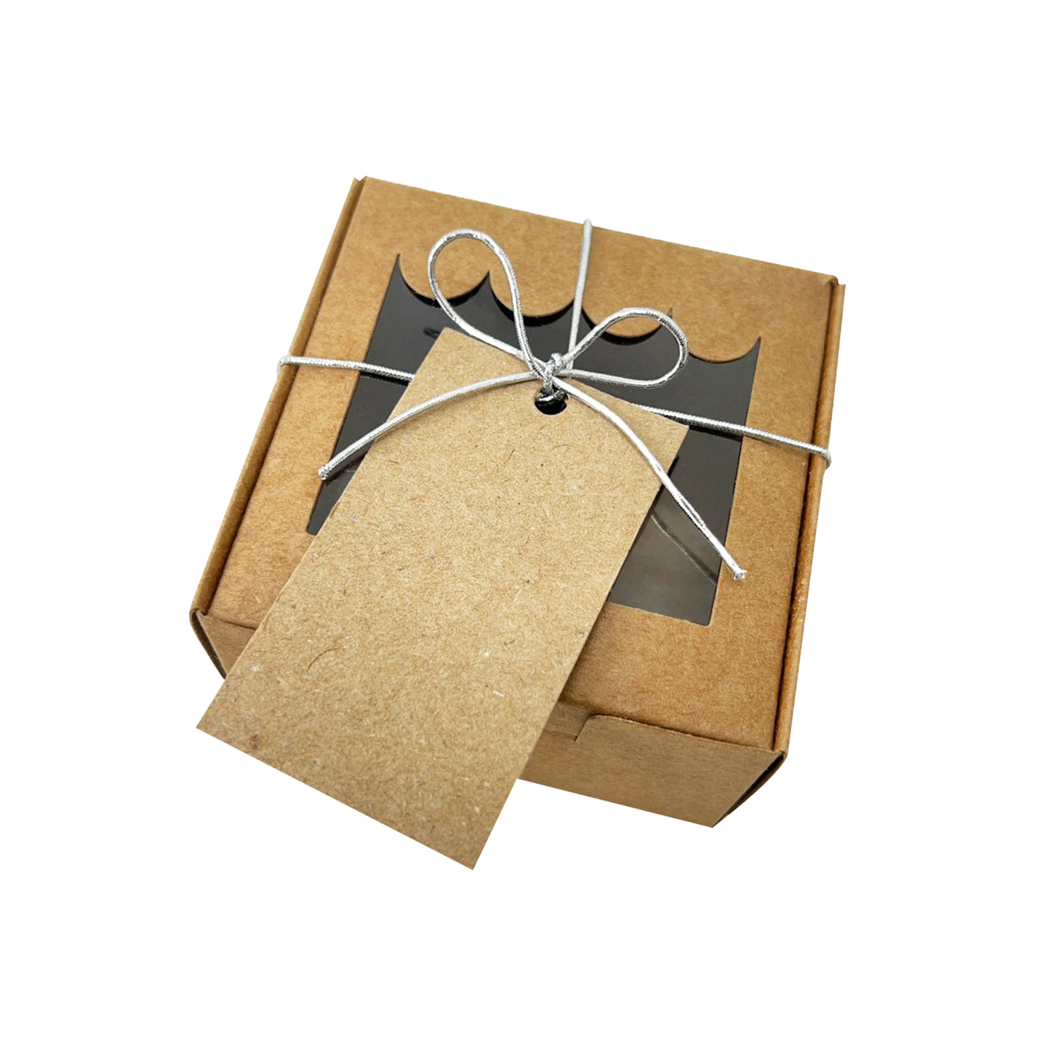 Tag Retangular Kraft 8x4 cm 100 Unidades