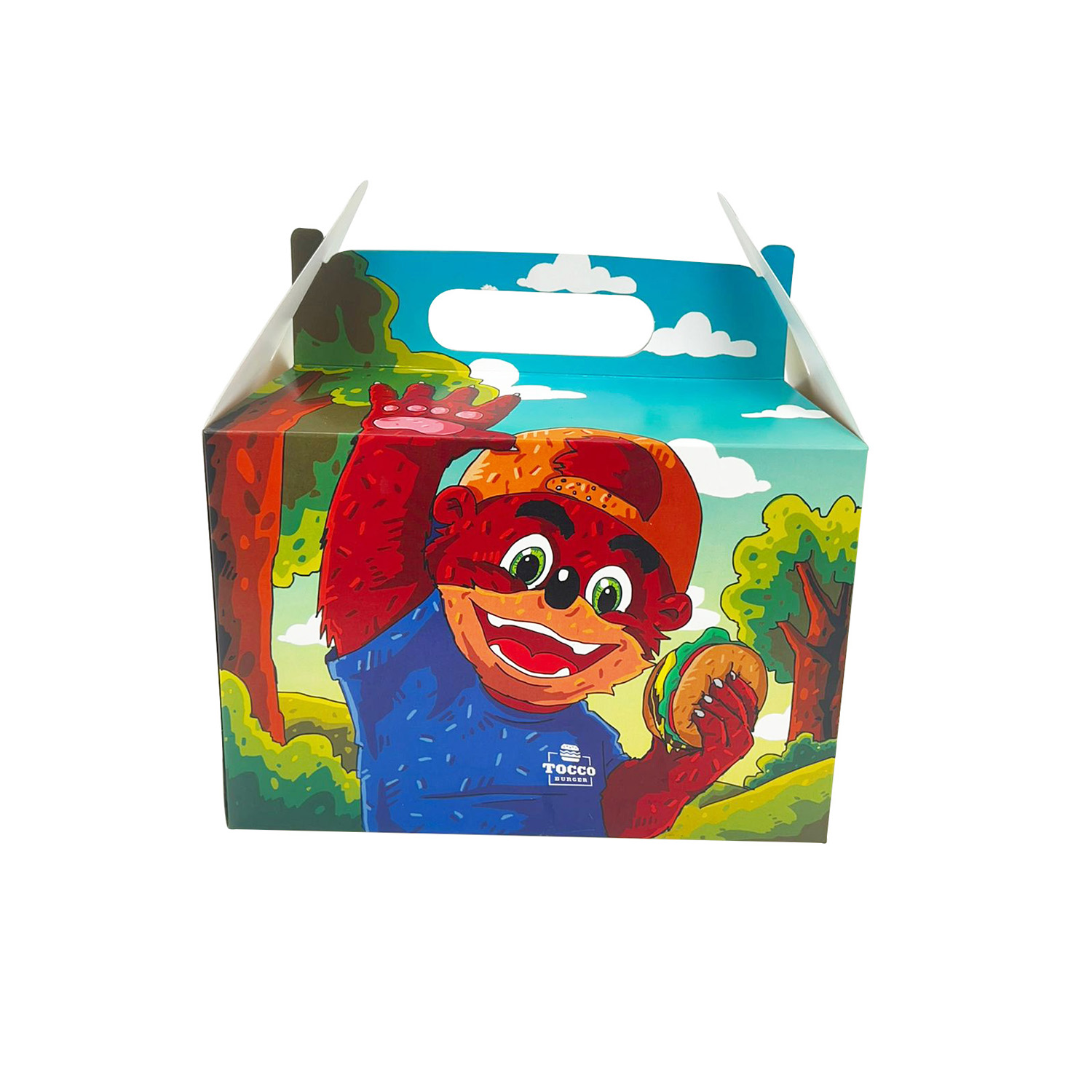 Embalagem Maleta Kit Lanche c/ Alça - 200 unidades *VENDA SOMENTE PARA FRANQUEADOS TOCCO*