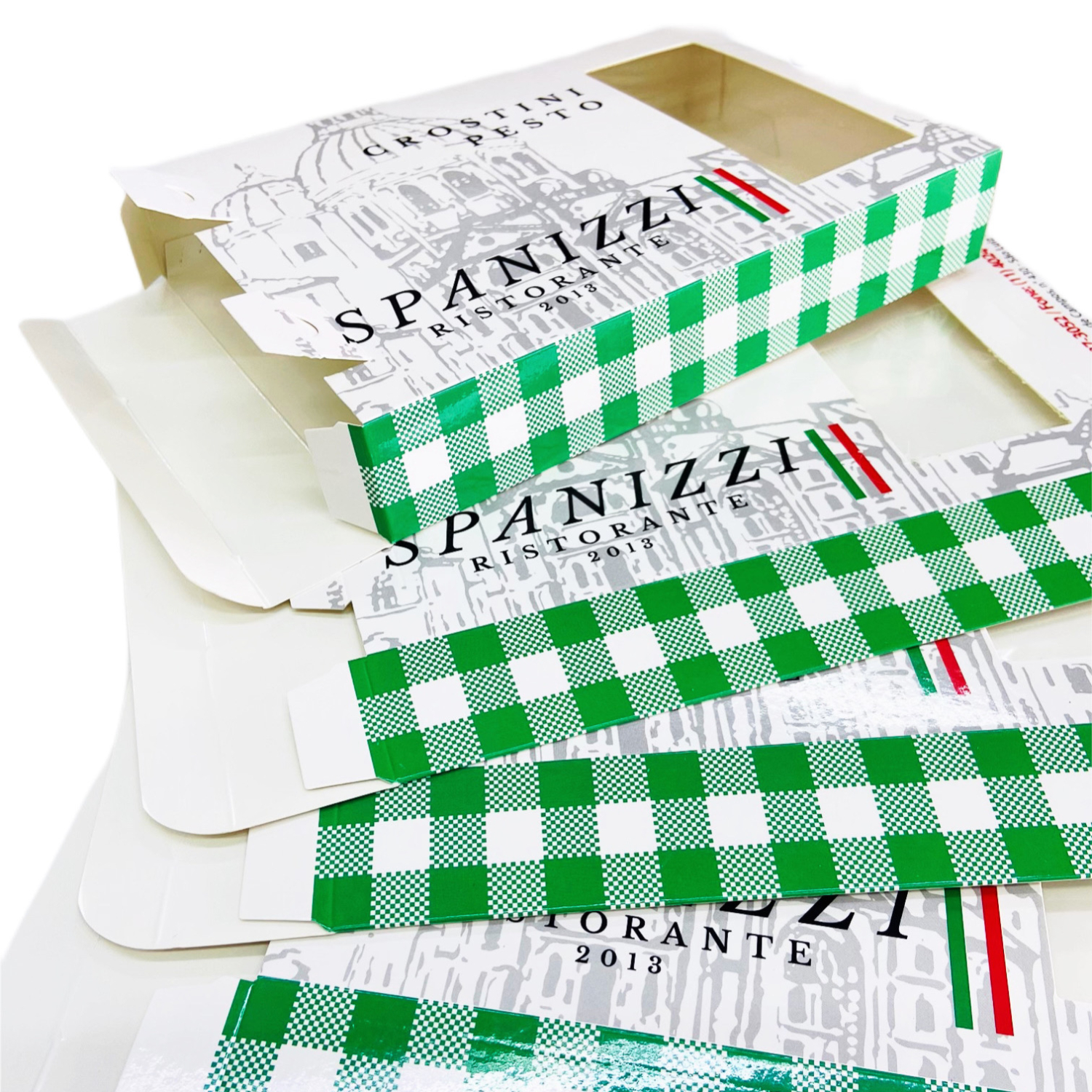 Embalagem p/ Congelados Laminação Interna, Externa (22 x 15 x 3,6 cm) Personalizada
