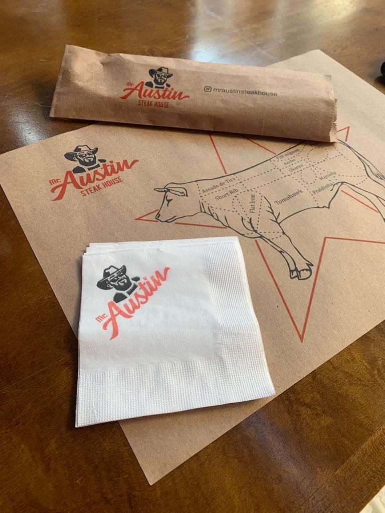 Guardanapo (30 x 33 cm) Folha Dupla Personalizado