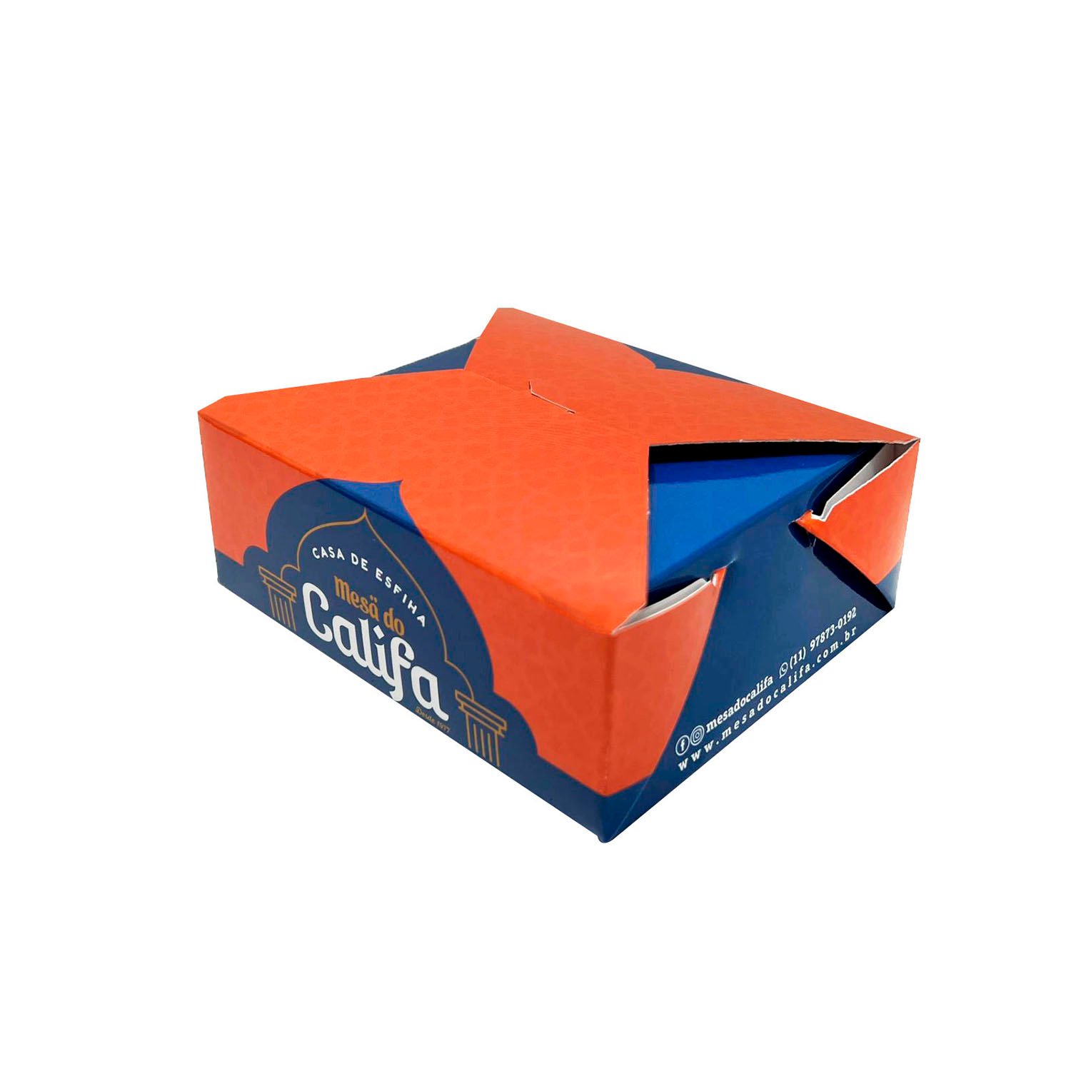 Caixa Antivazamento c/ Laminação Interna (12 x 10 x 4,5 cm) Personalizada