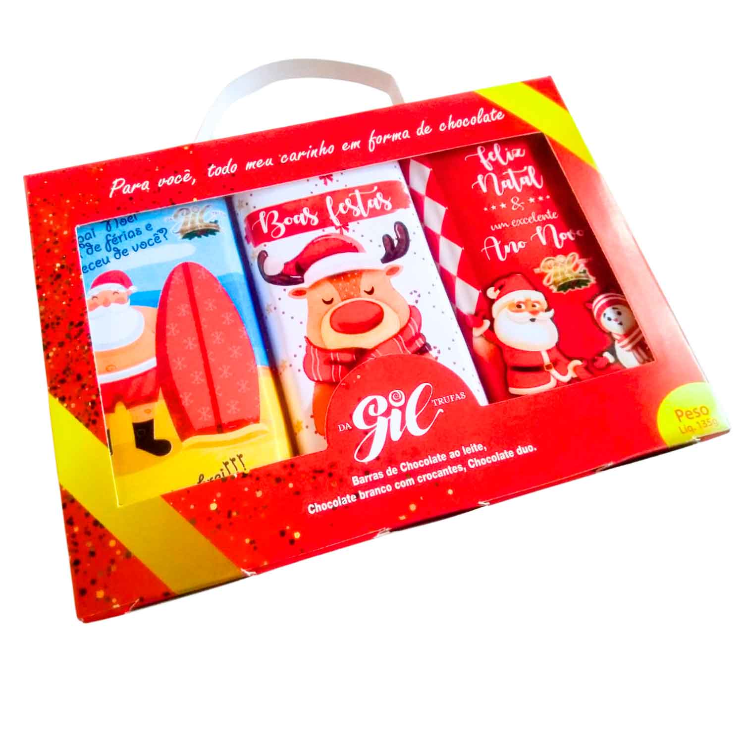 Embalagem Kit Barra de Chocolate (17 x 12,6 x 1,3 cm) Personalizada