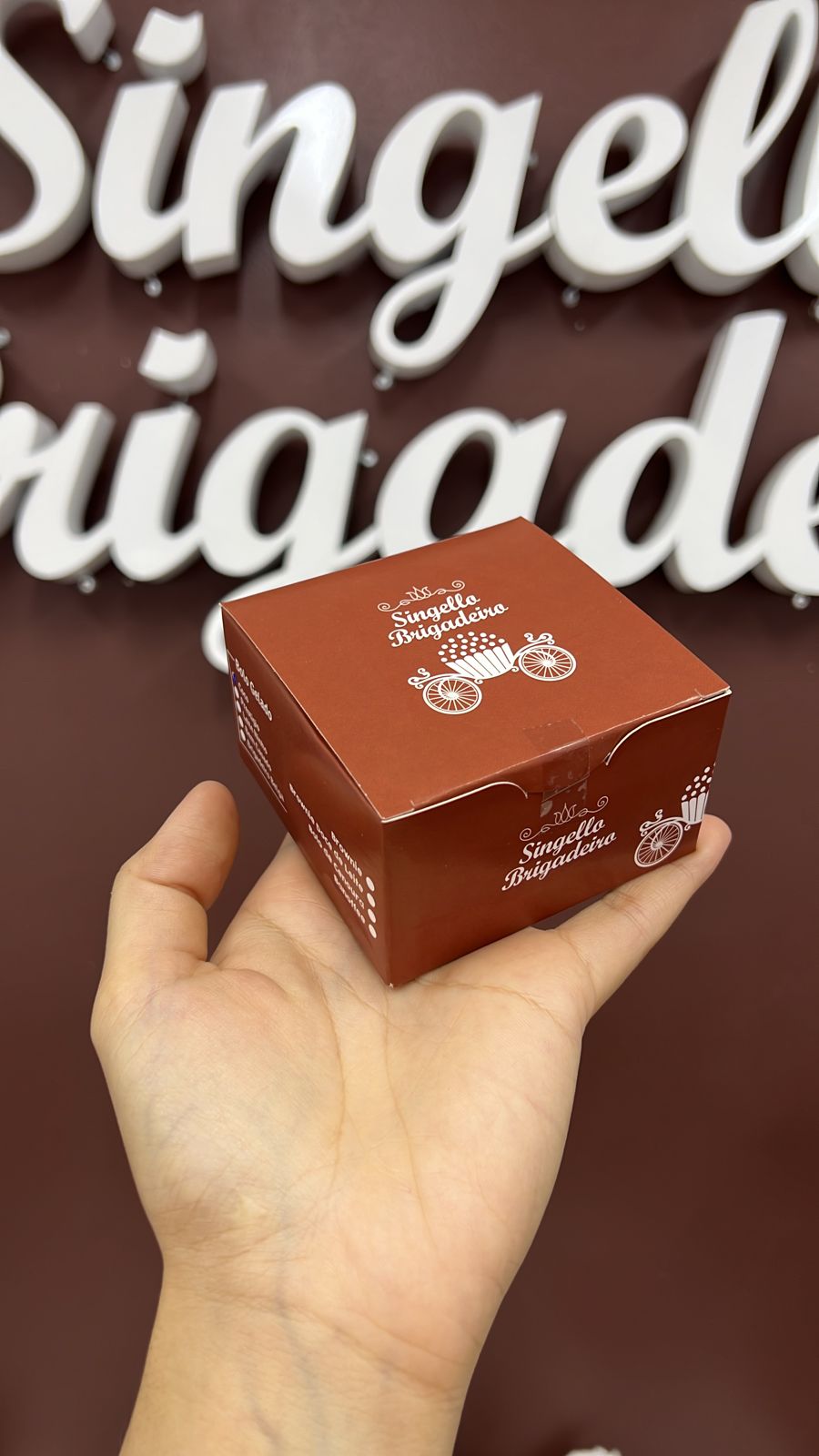 Embalagem Para Doces (8,5 x 8,5 x 5 cm) Personalizada