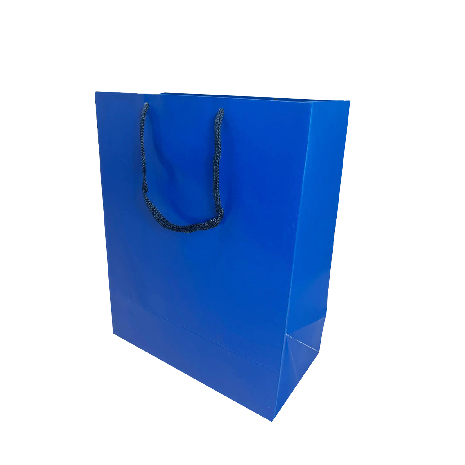 Sacola Papel Presente Azul (21 x 11 x 20,5 cm) - 10 unidades