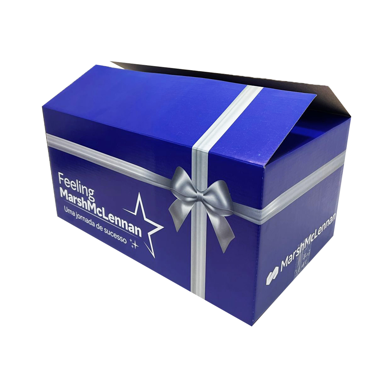 Caixa E-commerce Empastada Fechamento Por Fita (40 x 25 x 20 cm) Personalizada