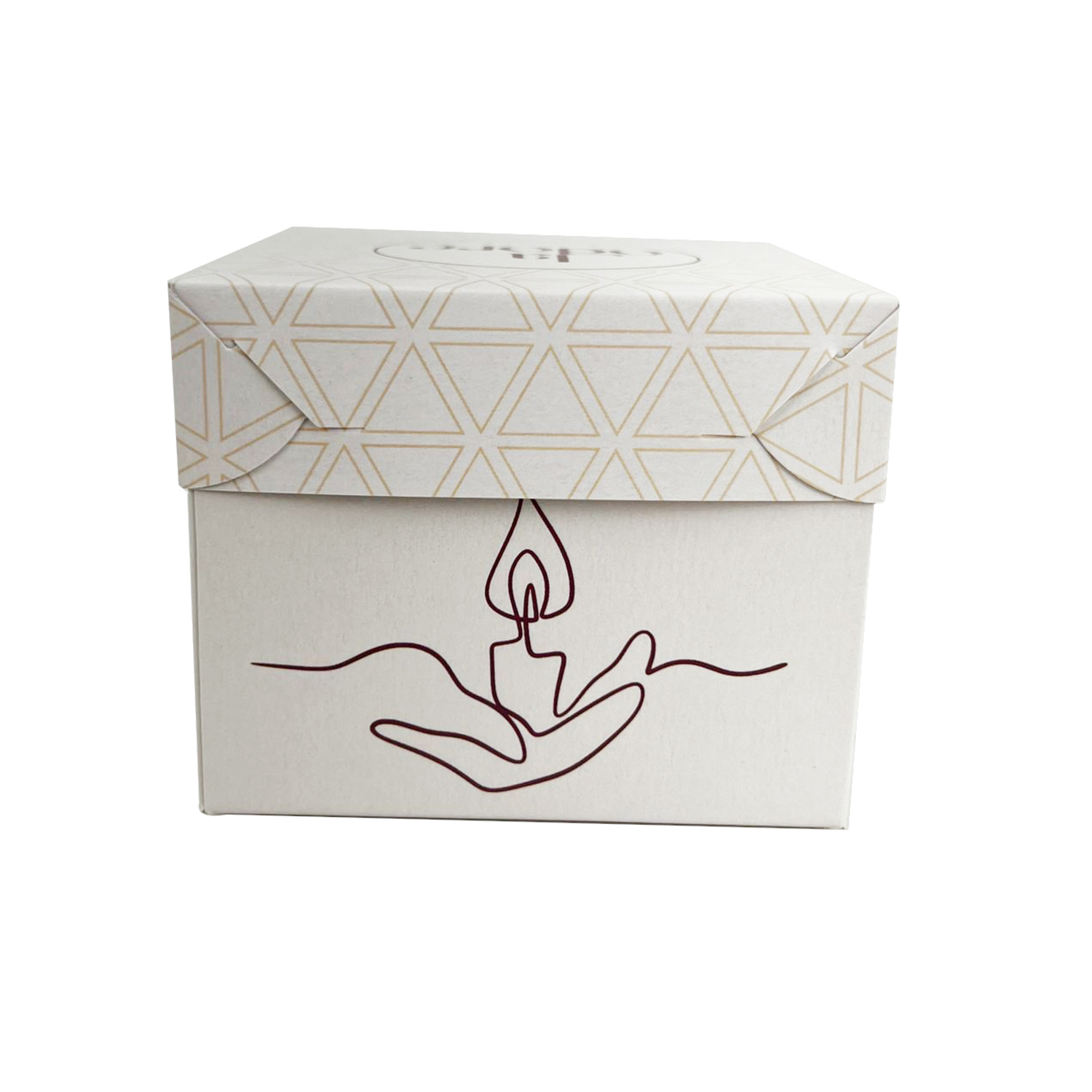 Embalagens para Vela (8,5 x 8,5 x 7 cm) Personalizada