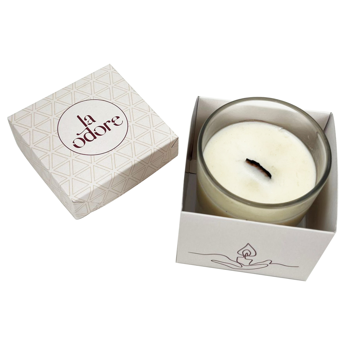 Embalagens para Vela (8,5 x 8,5 x 7 cm) Personalizada