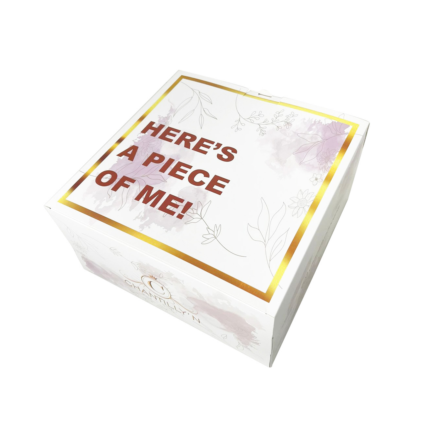 Embalagem Para Bolo c/ Laminação Externa (30 x 30 x 15 cm) Personalizado