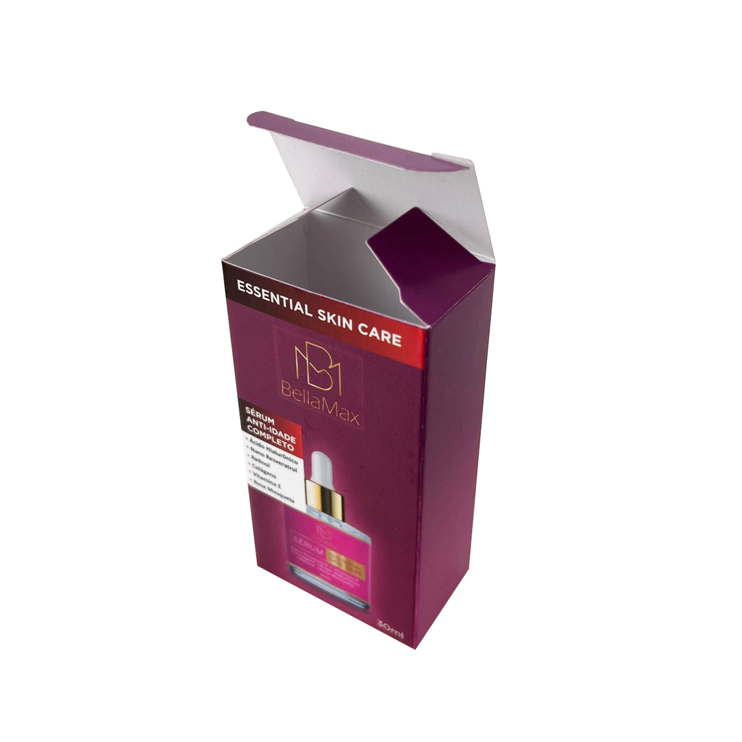 Embalagem para Sérum (5 x 3 x 9,5 cm) Personalizada