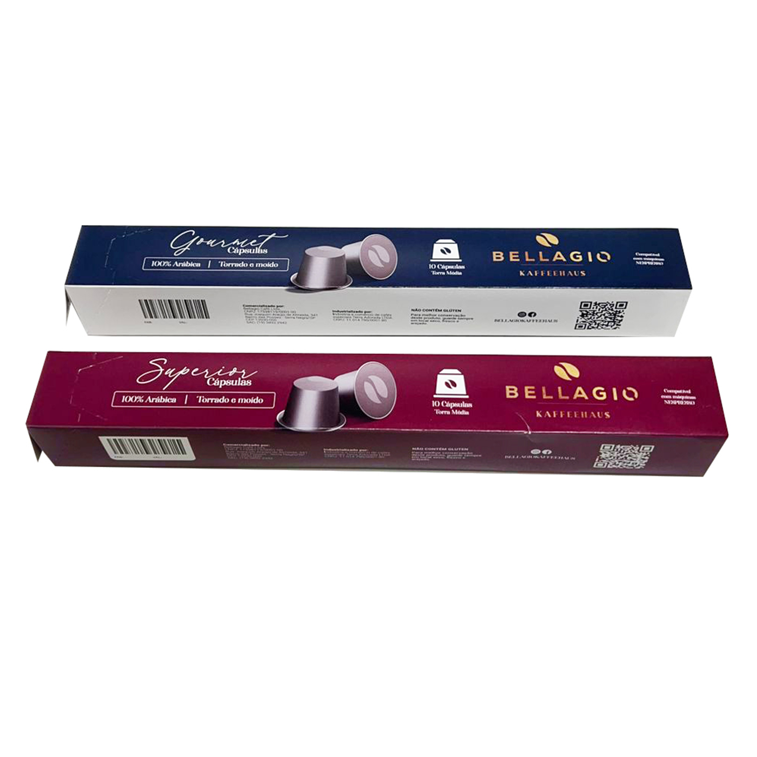 Embalagem p/ Capsula de café (3,7 x 3,7 x 27,8 cm) Personalizada