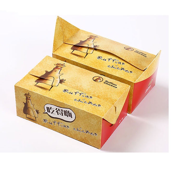 Embalagem frango frito e frituras (21 x 11 x 7 cm) Personalizado