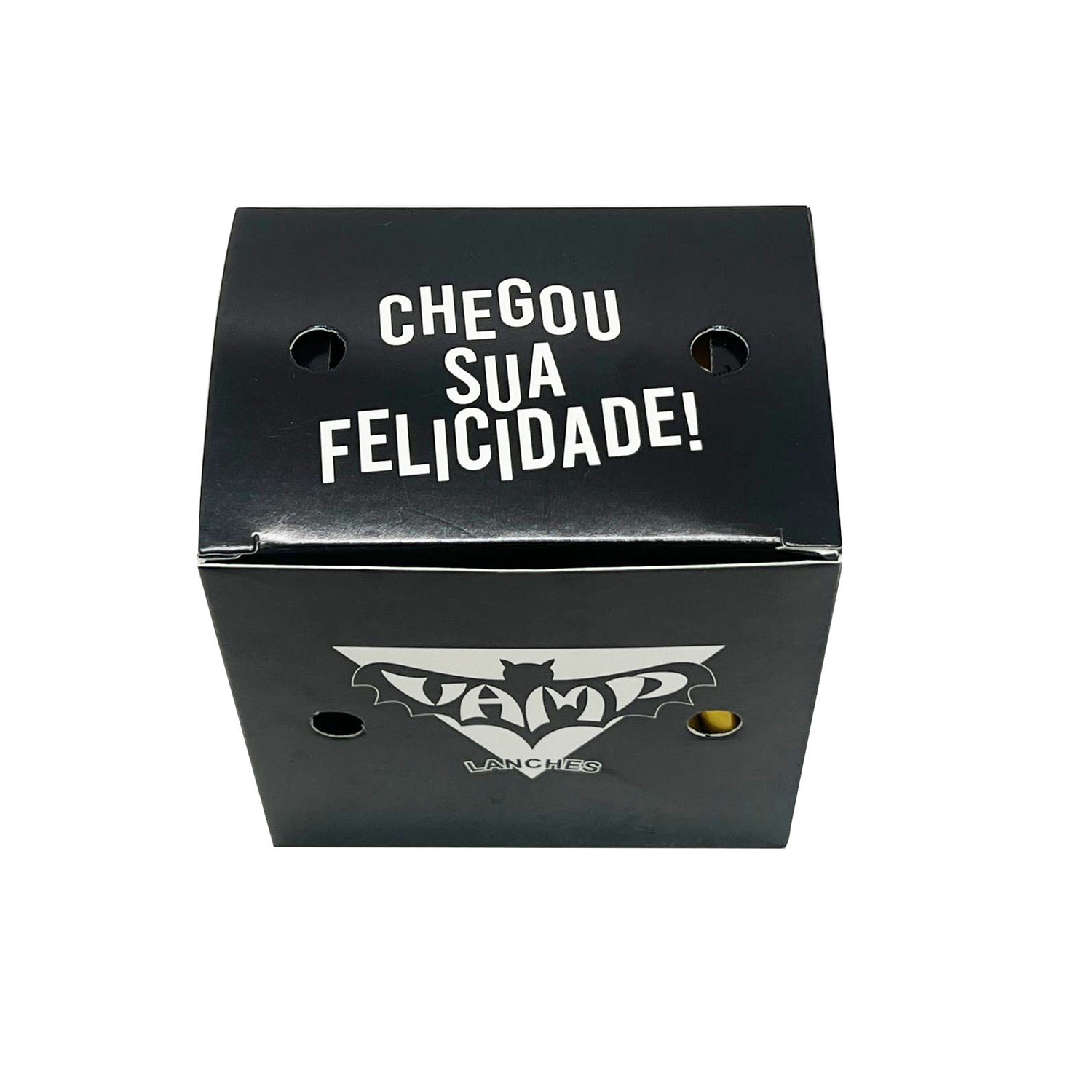 Embalagem p/ Frituras 160g (8 x 6 x 8 cm) Personalizada