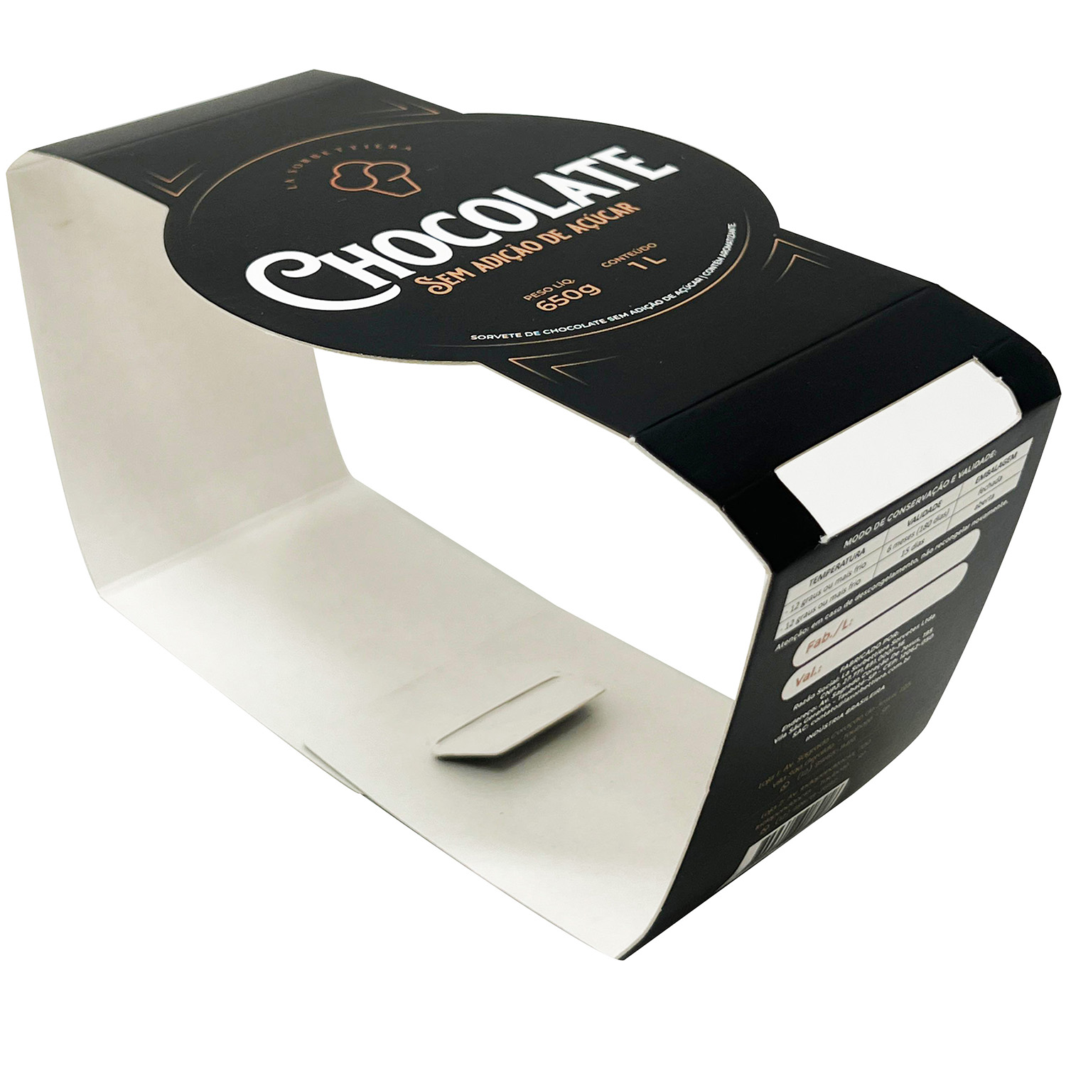 Cinta p/ Pote de Sorvete 600 gr (48,5 x 9 cm) Personalizada