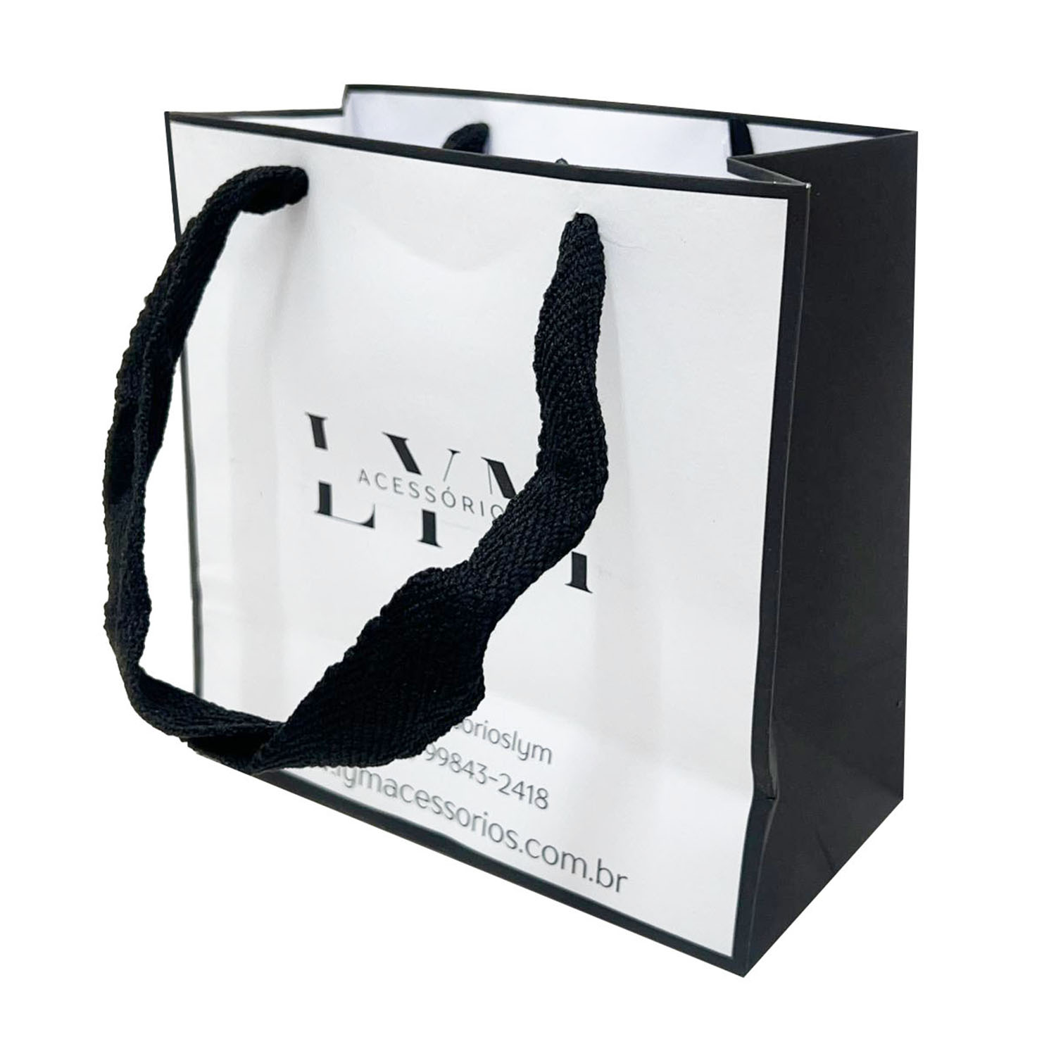 Sacola Offset 180g (14 x 7 x 14 cm) Personalizada