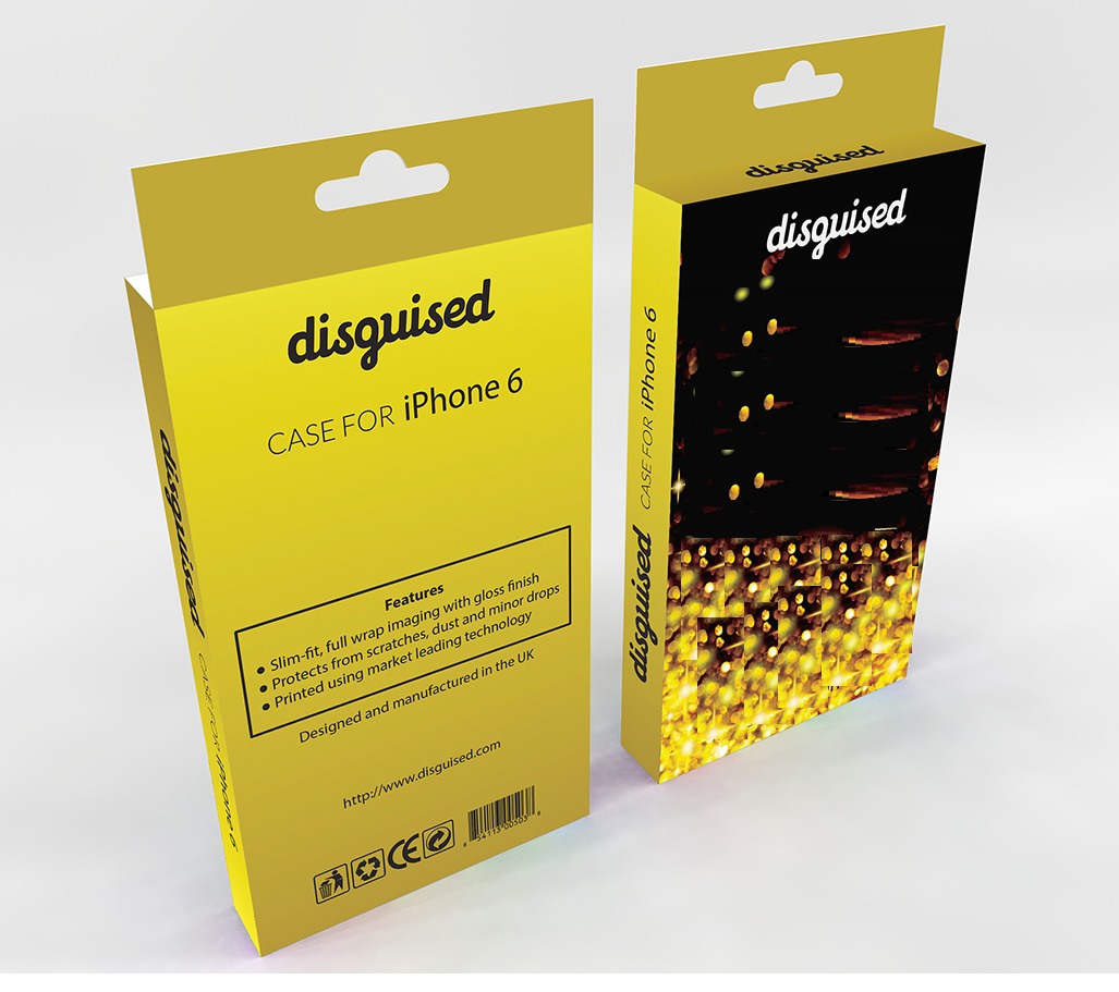 Caixa para capinha de Celular (10 x 1,8 x 12,5 cm) Personalizada