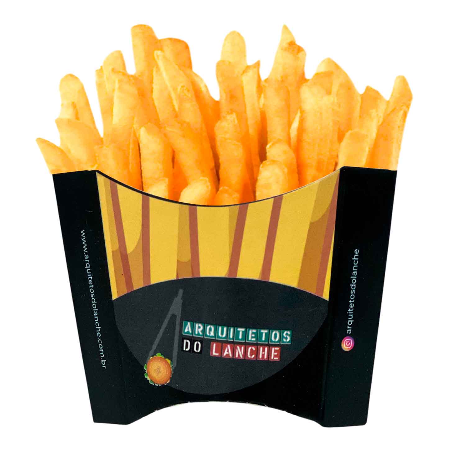 Embalagem p/ batata Fritas tipo Mc P (60-80grs) Personalizada