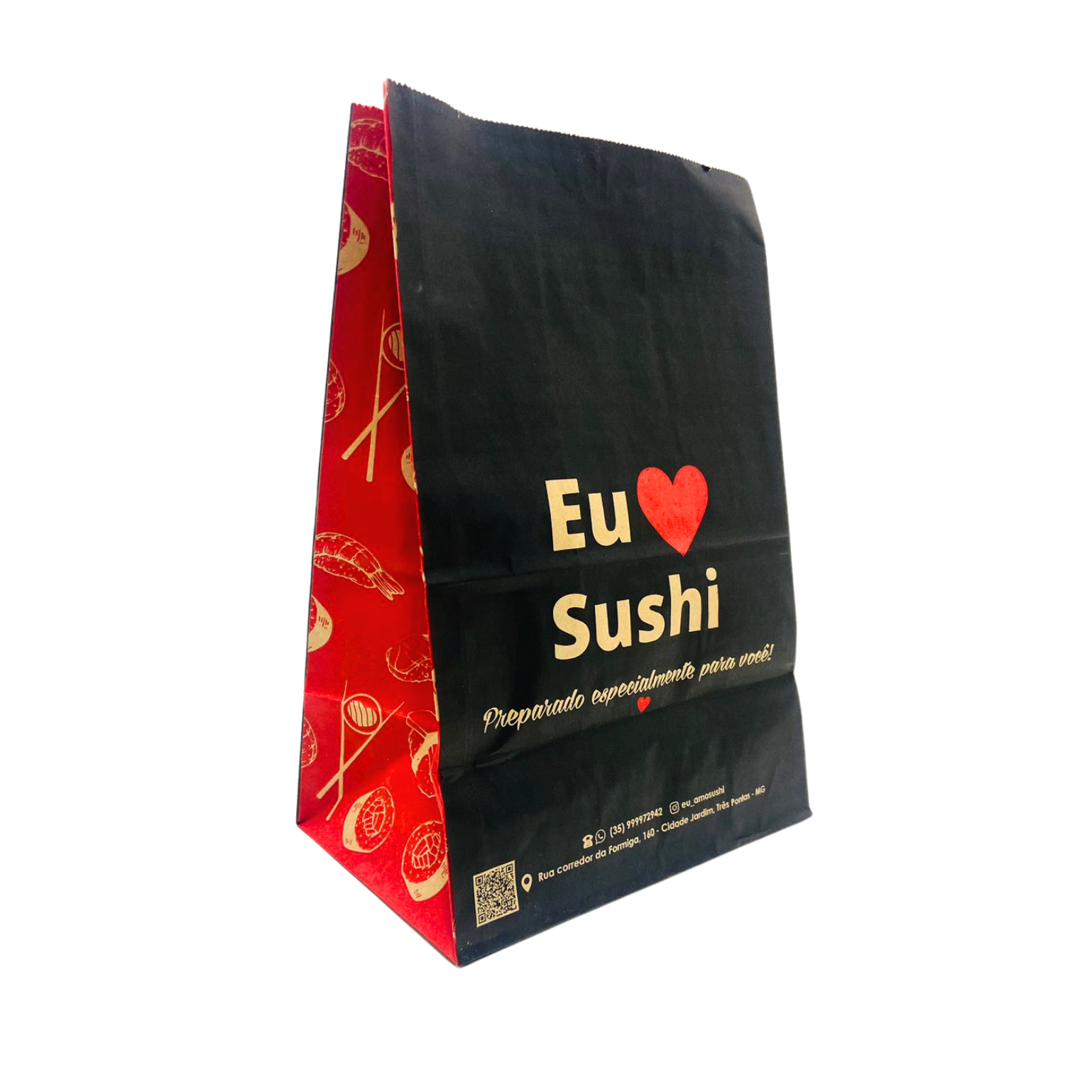 Saco Kraft 80 gr (24 x 16,5 x 35 cm) Personalizado 10 Mil