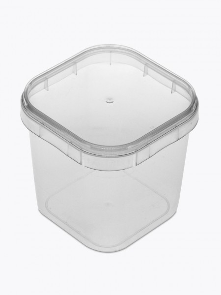 Pote quadrado 220 ml c/ Tampa Lacre - 200 unidades