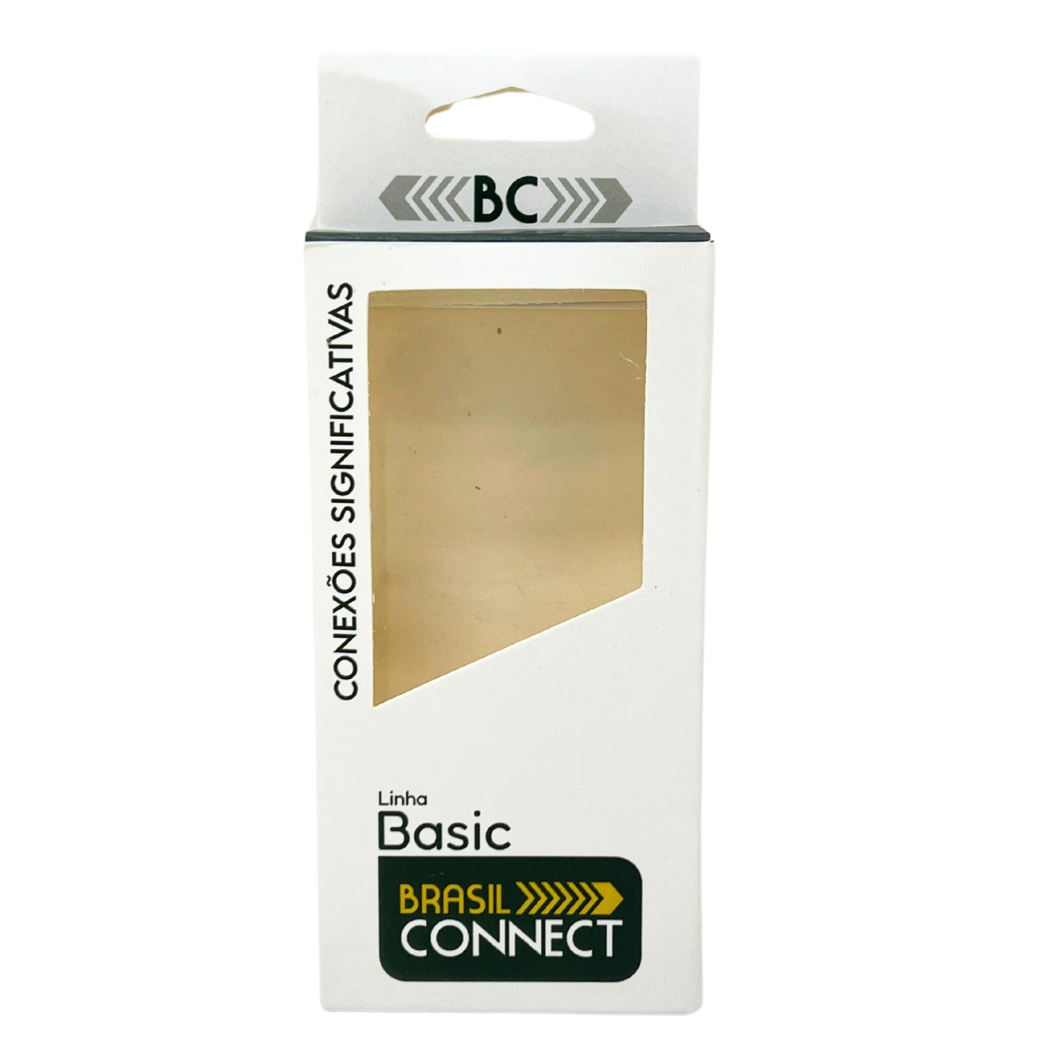 Embalagem Para carregador c/ Visor Vazado (6 x 2 x 12 cm) Personalizada