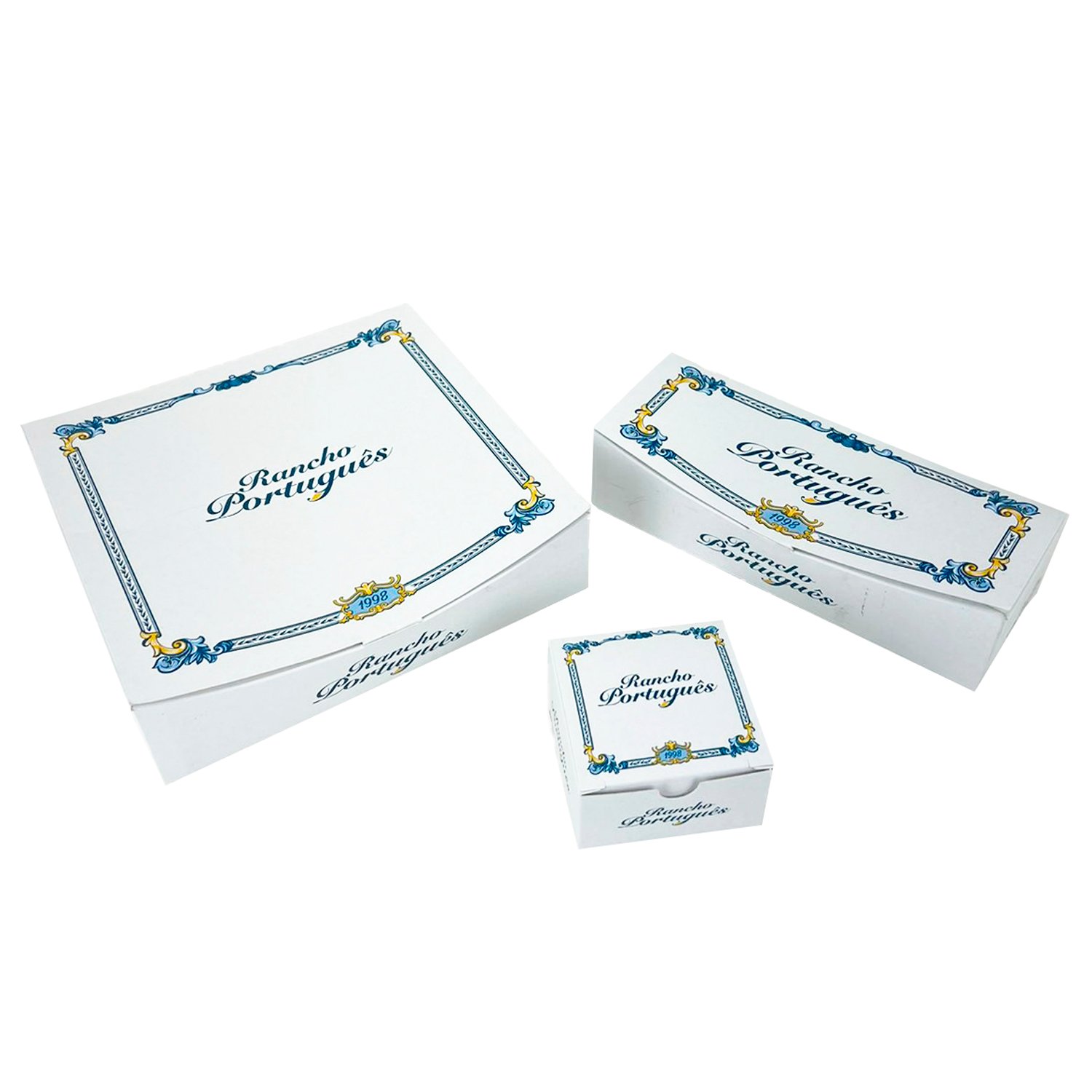 Embalagem p/ Pastel de Nata c/ Laminação Interna (19 x 7 x 4,5 cm ) Personalizada