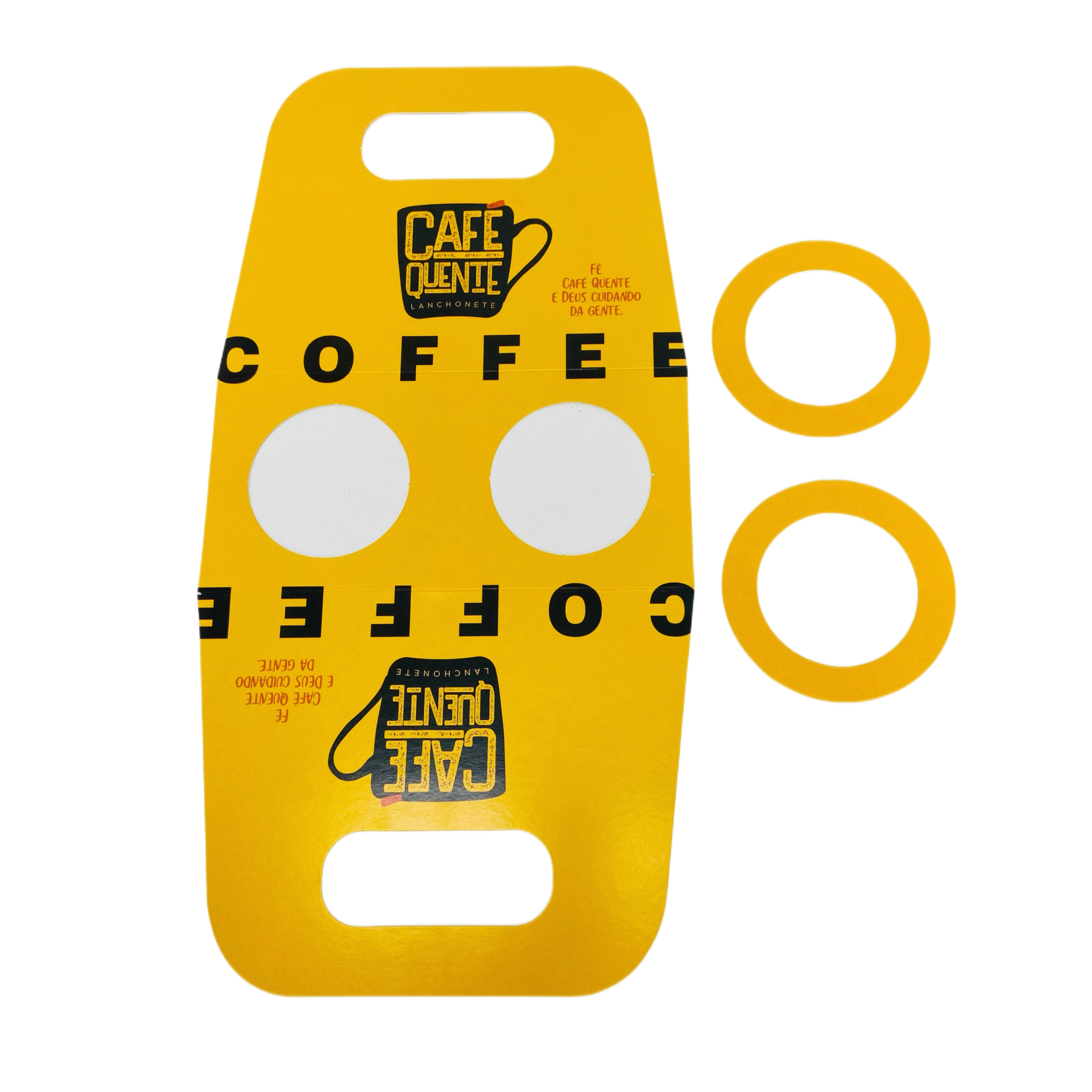 Cinta suporte Para 2 Copos (21 x 41,5 cm) Personalizado