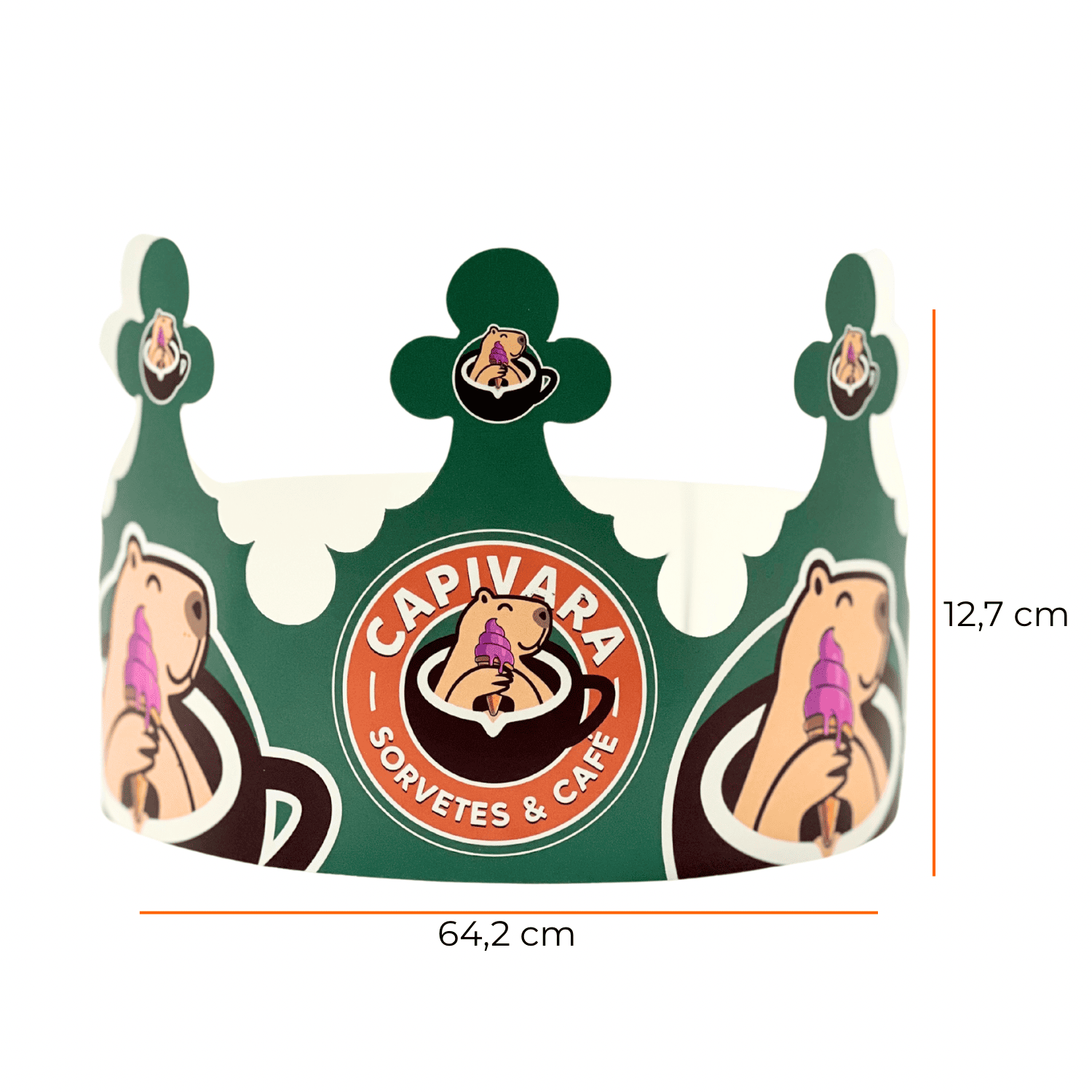 Cinta coroa (64,2 x 12,7 cm) Personalizada