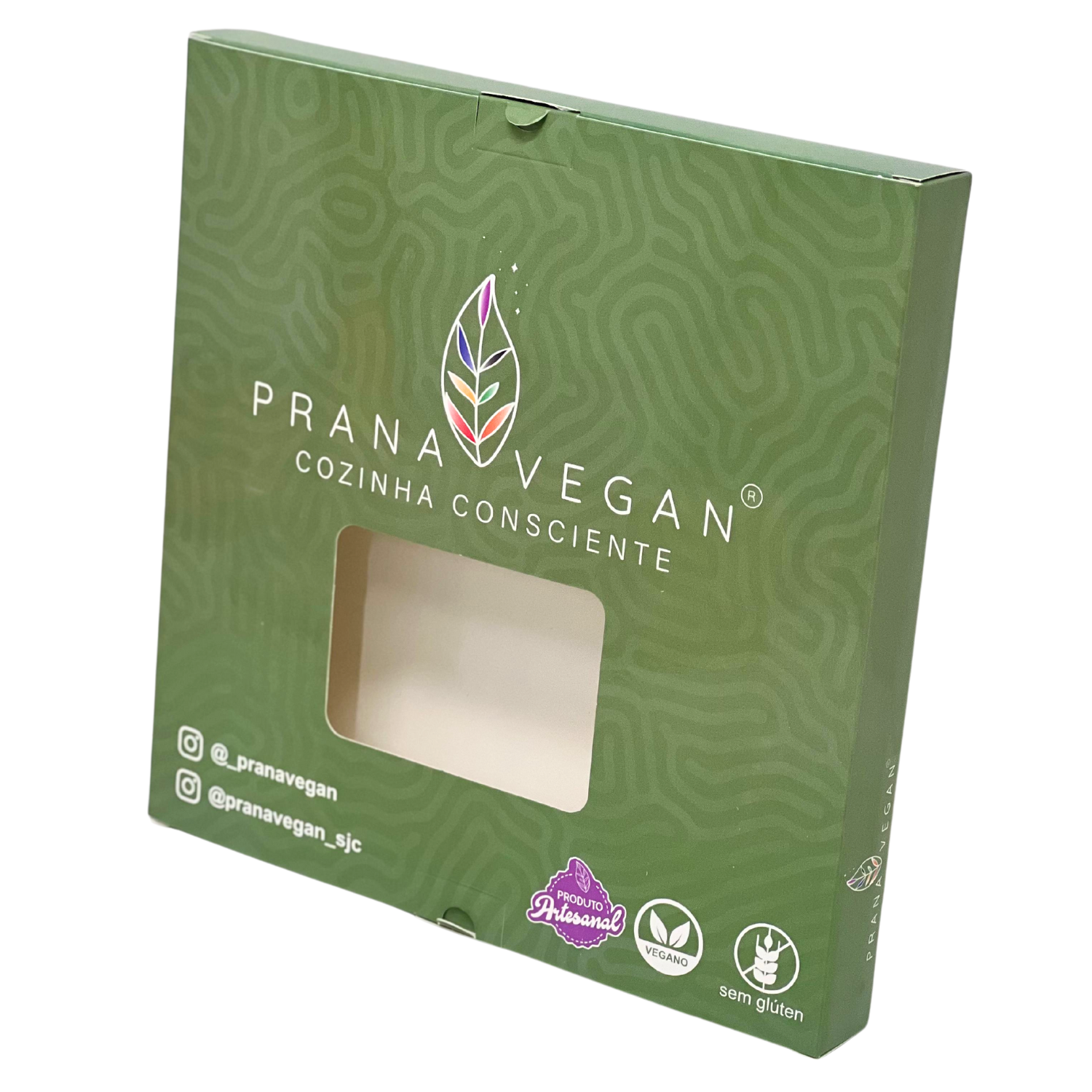 Embalagem Para Pizza c/ Laminação interna e externa (26 x 26 x 3 cm) Personalizada