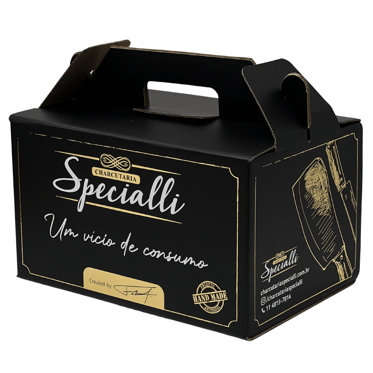 Embalagem Maleta empastada (28 x 19 x 21,5 cm) Personalizada