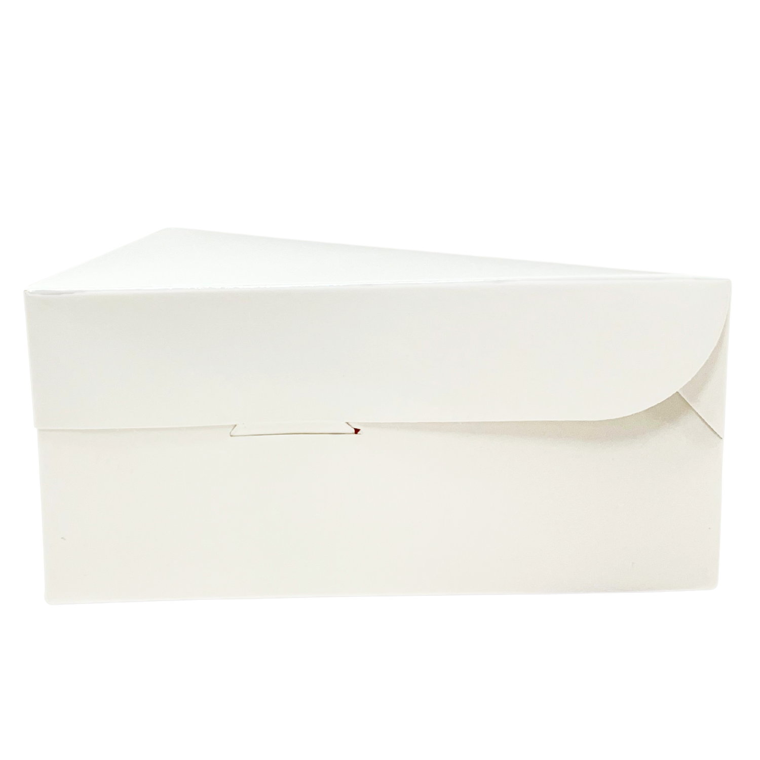 Embalagem Para Bolo Fatia c/ Laminação interna e externa (14 x 8 x 7 cm) Linha Branca