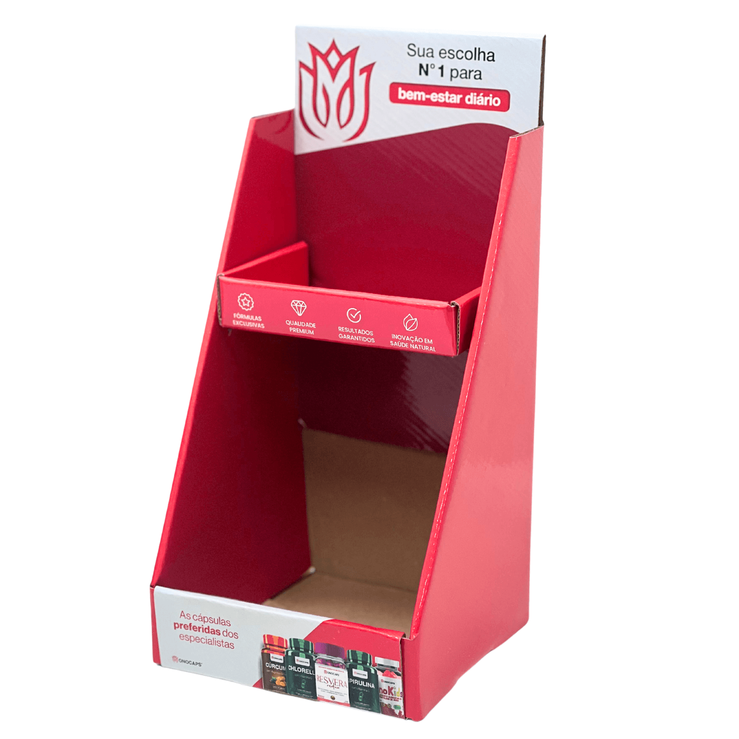 Caixa Display empastada (16 x 16 x 30 cm) Personalizada