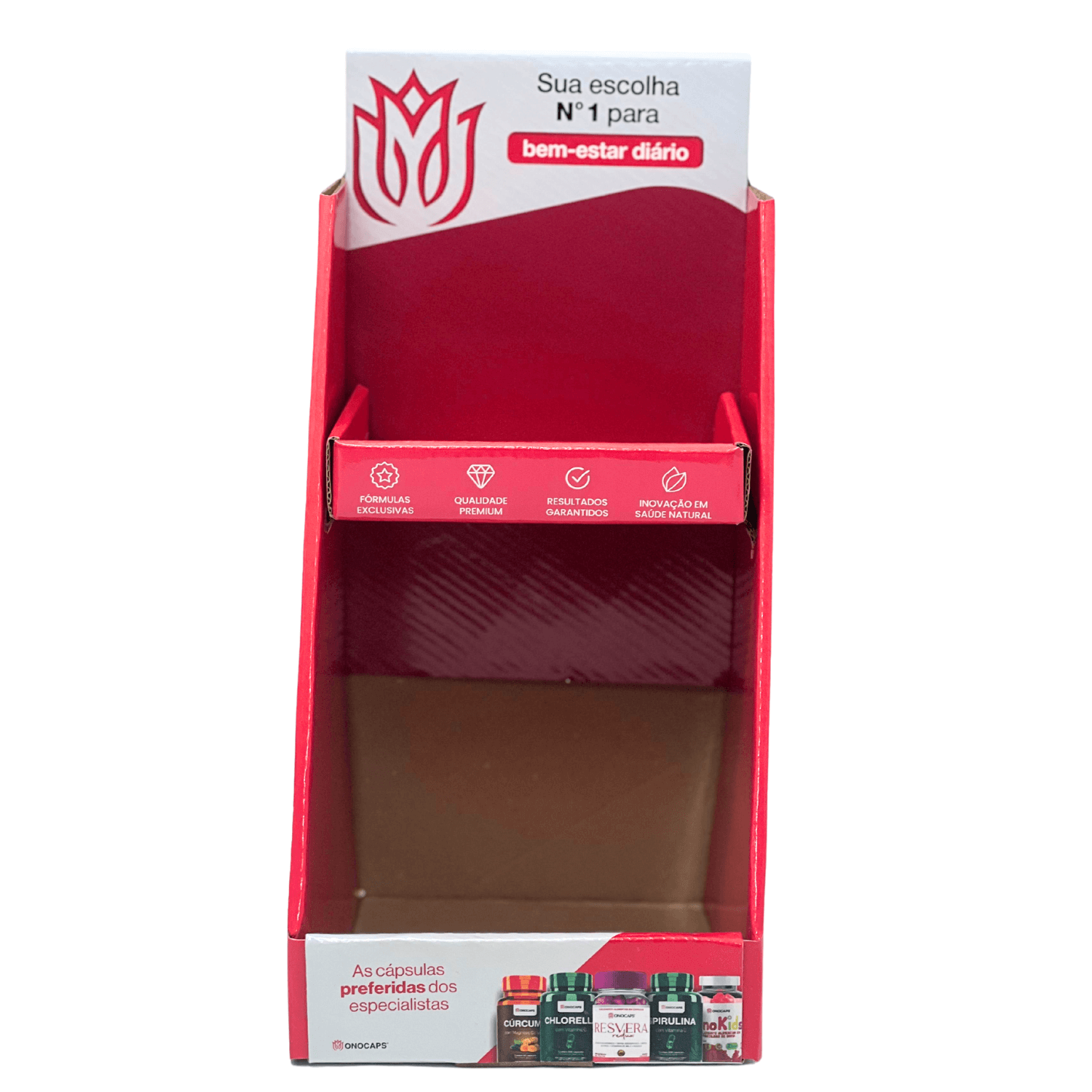 Caixa Display empastada (16 x 16 x 30 cm) Personalizada