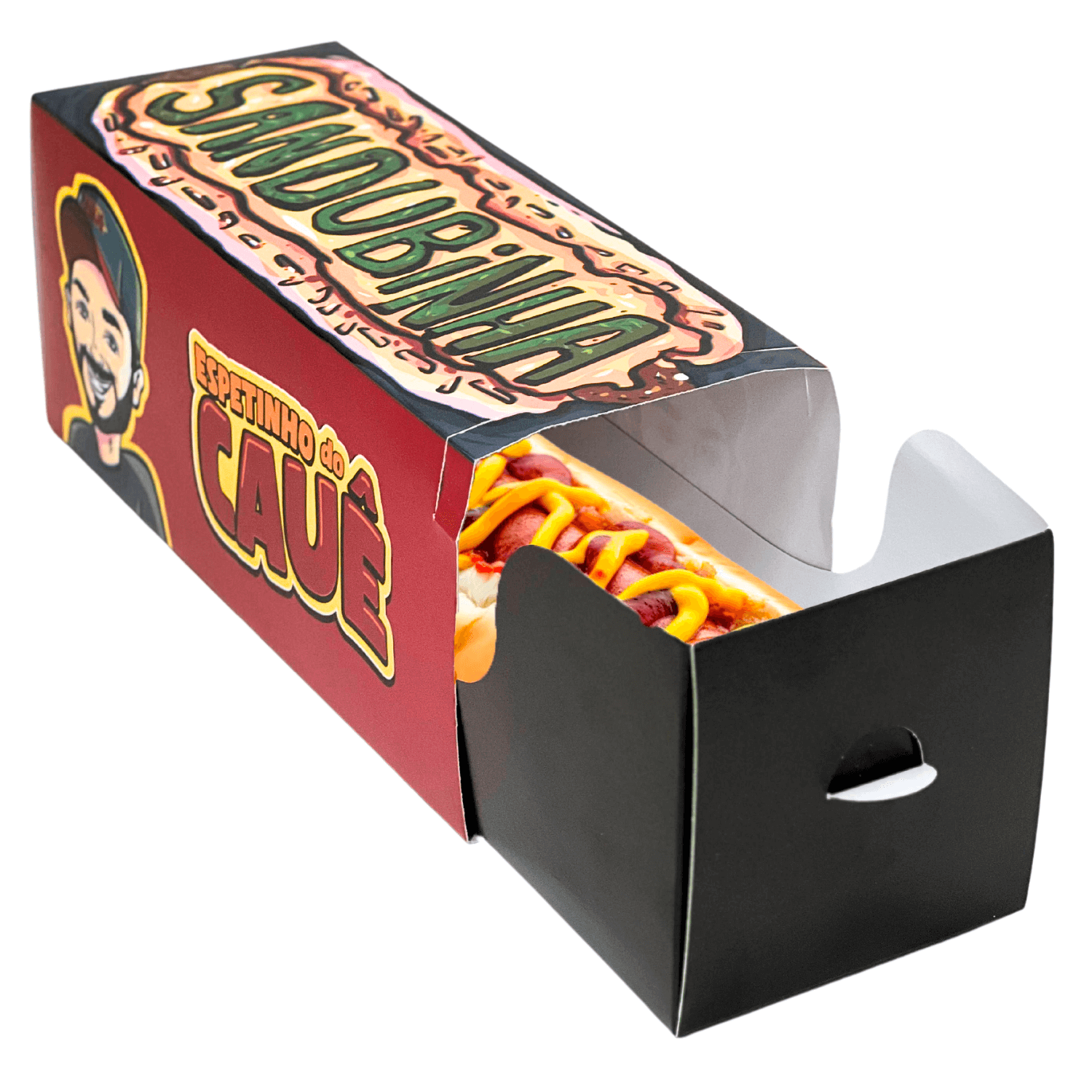 Embalagem para Hot dog (19 x 7,5 x 8 cm) Personalizado