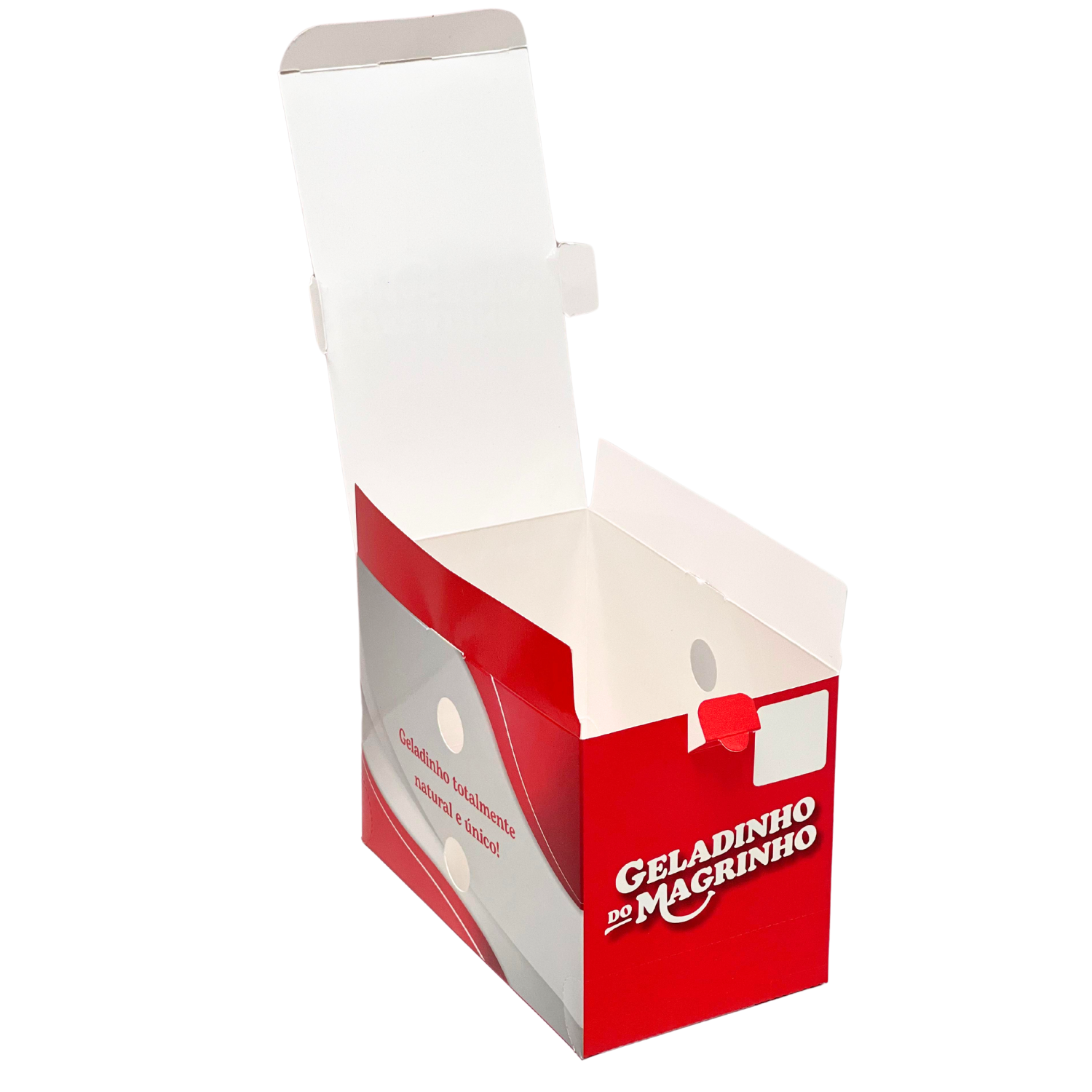 Embalagem para Geladinho c/ Laminação interna e externa (18 x 10 x 12 cm) Personalizado