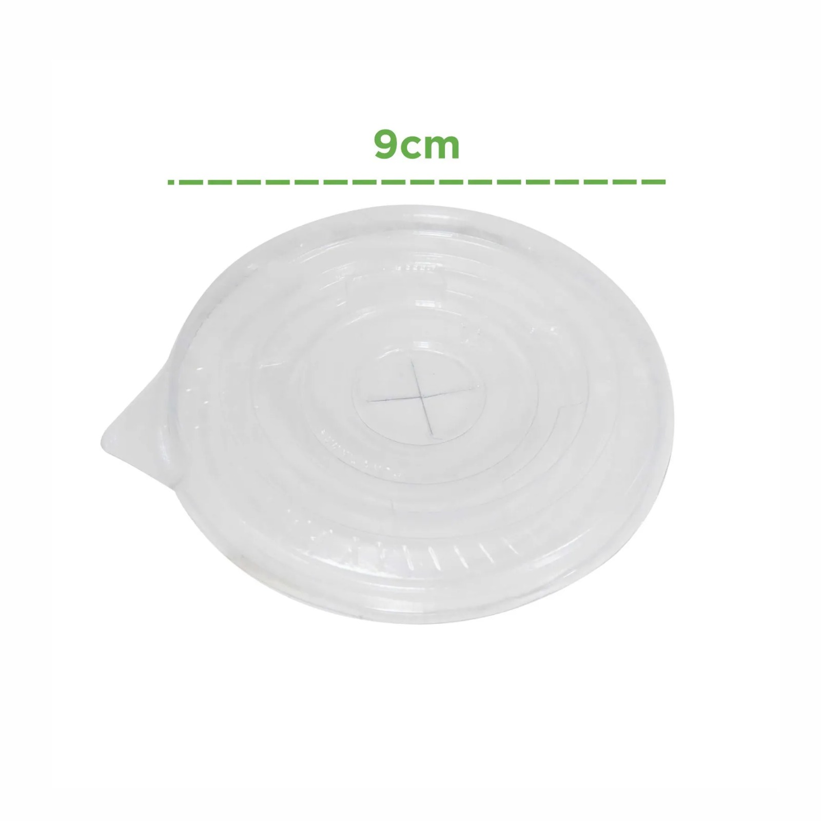 Tampa PET para copo de 360 / 500 ml - 350 unidades