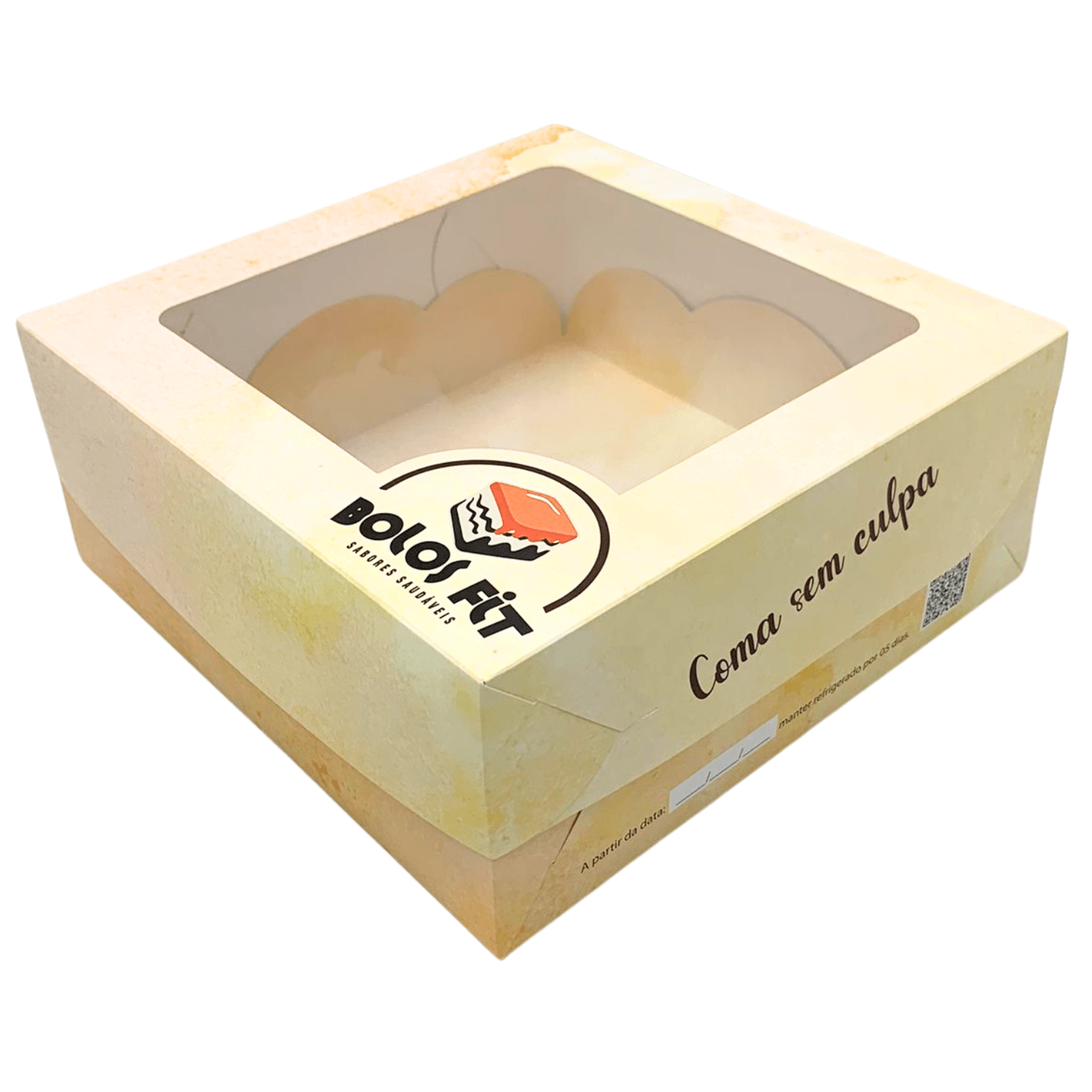 Embalagem para Bolo (24 x 24 x 10 cm) Personalizada