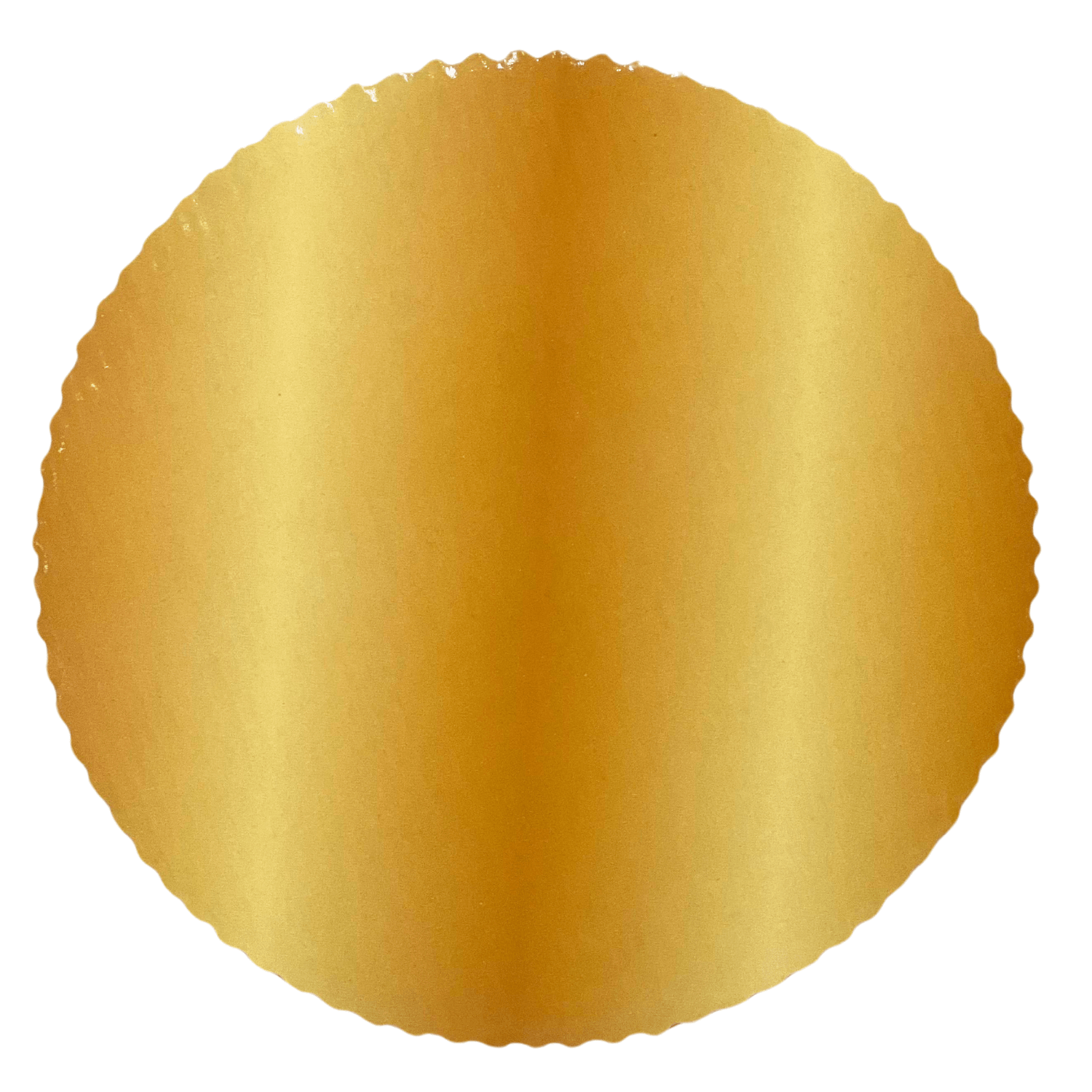 Prato Reforçado para Bolo e Torta 21 cm Ouro- 50 unidades