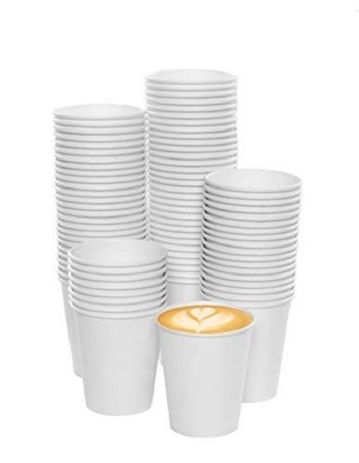 Copo Branco de Papel Biodegradável 180ml - 2000 unidades