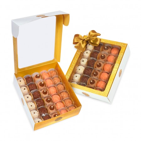 Embalagem p/ 30 Doces Gold - 10 unidades