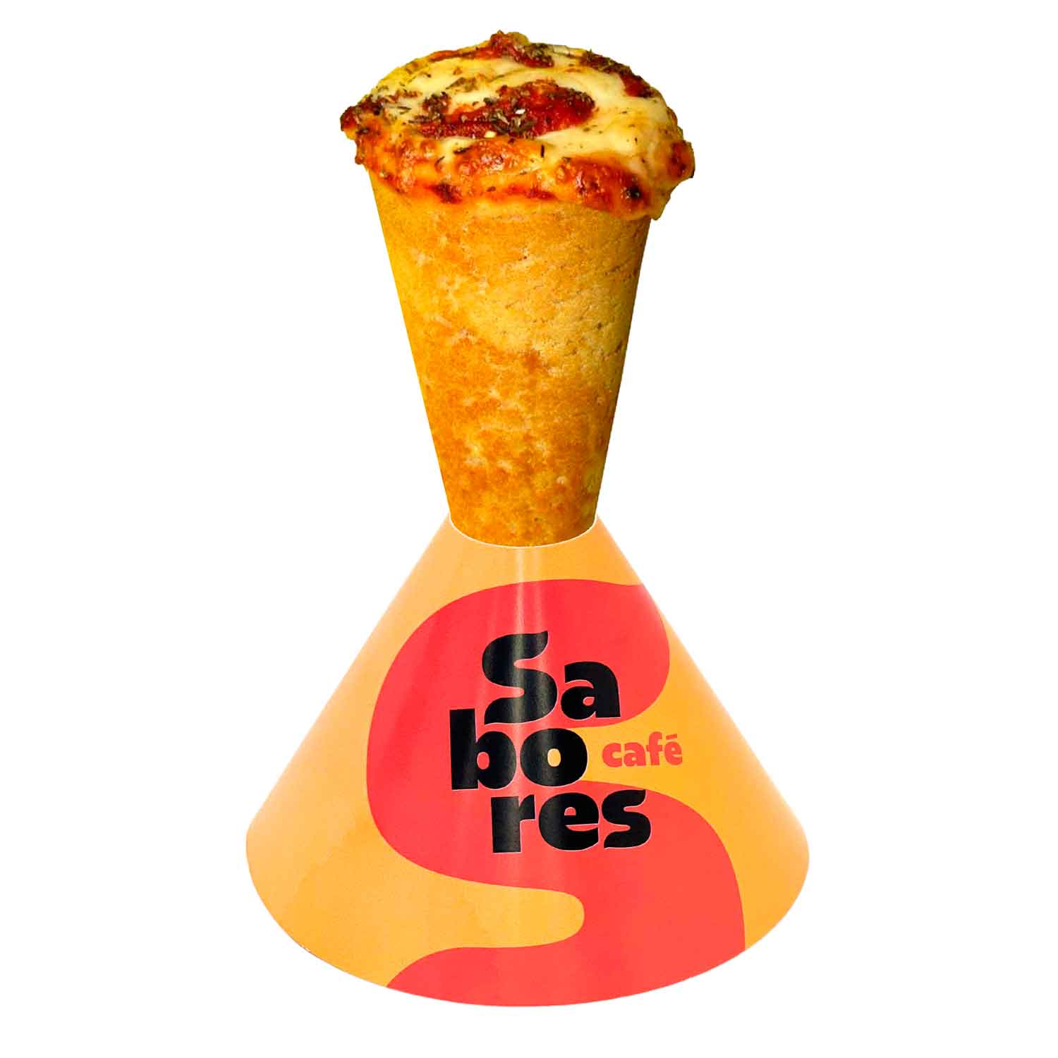 Suporte Para Pizza No Cone (11,5 x 8 cm) Personalizado