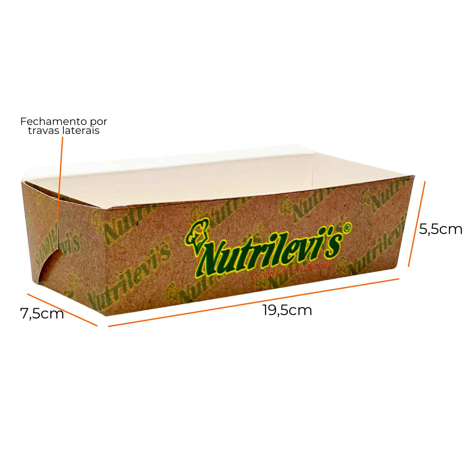 Forma Forneável para Pão c/ Laminação interna (19,5 x 7,6 x 5,5 cm) Personalizada