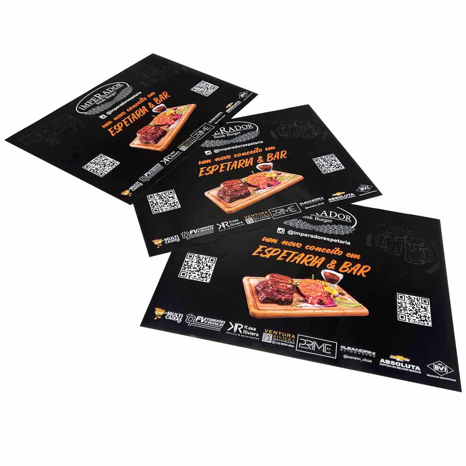 Papel Jogo Americano offset 80g (35 x 27 cm) Personalizado