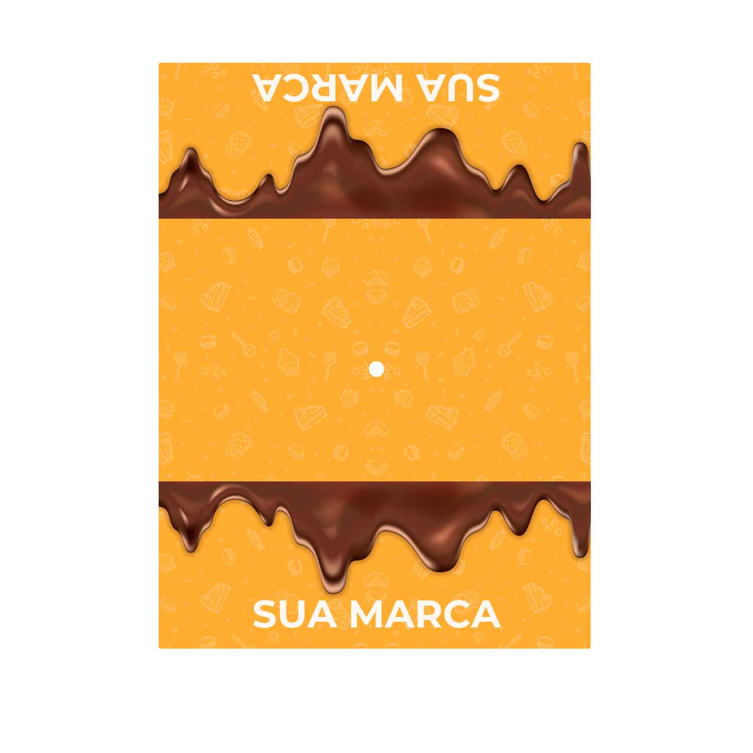 Embalagem Crepe No Palito Crepe Suíço (11,5 x 7,5 cm) Personalizada