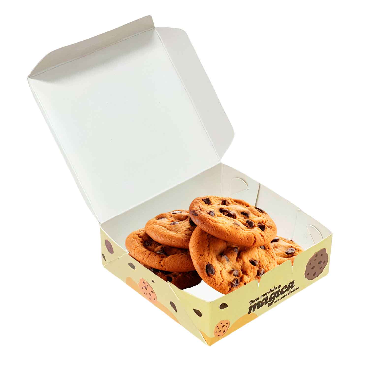 Embalagem Para Cookie (9,5 x 9,5 x 3 cm) Personalizada