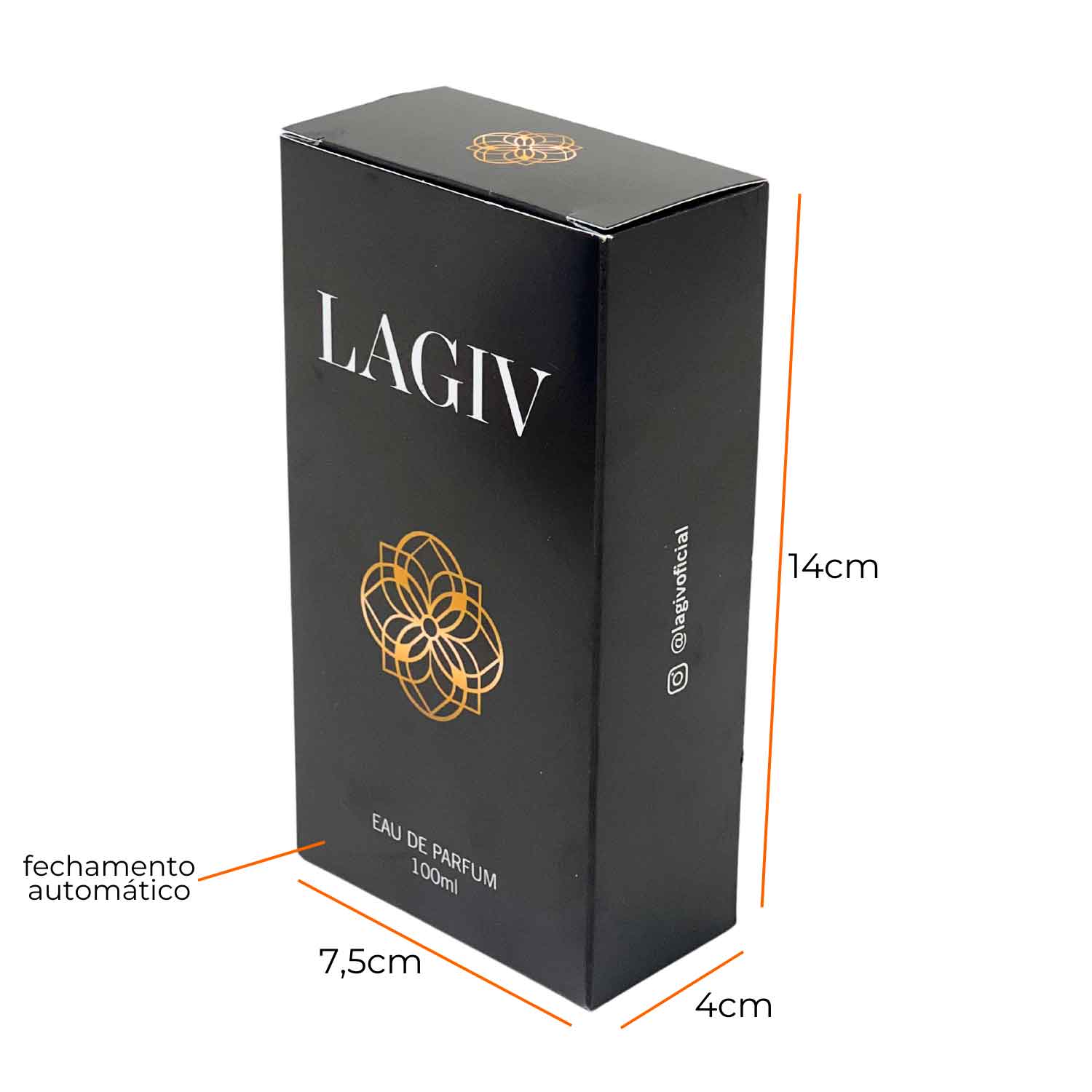 Embalagem para Perfume (7,5 x 4 x 14 cm) Personalizada